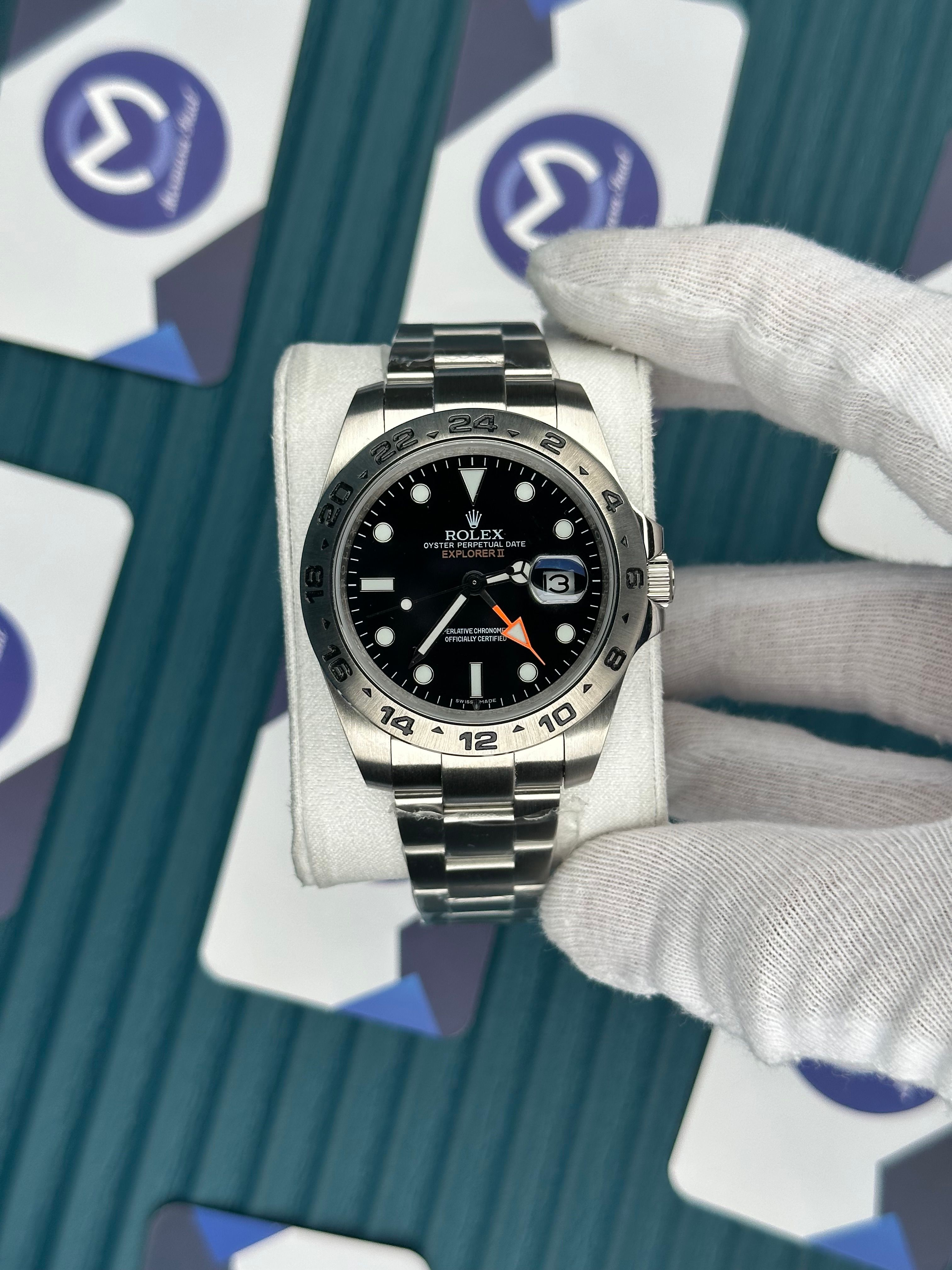 ROLEX EXPLORER 44 MM BLACK DIAL 