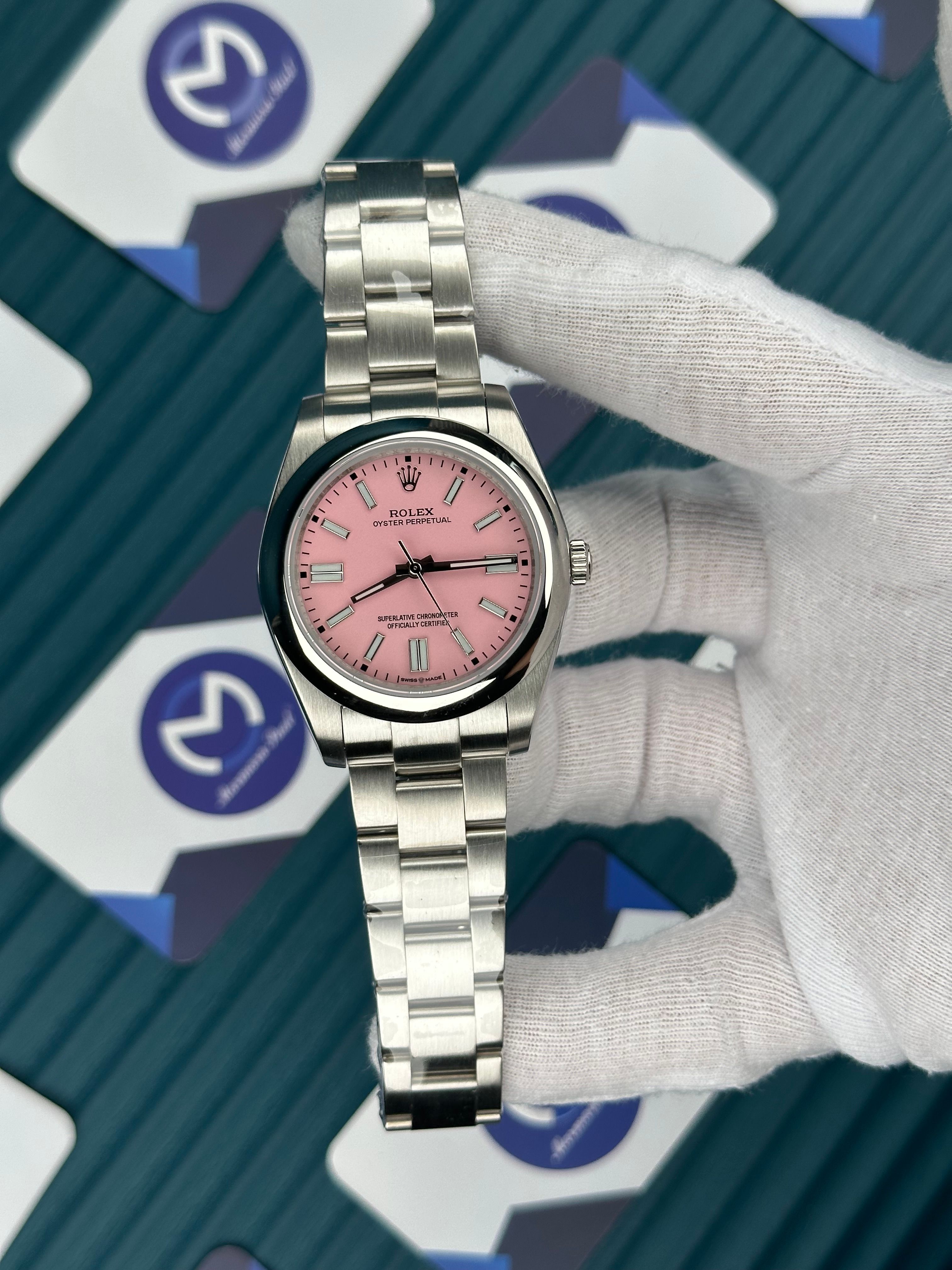 ROLEX OYSTER PERPETUAL PINK