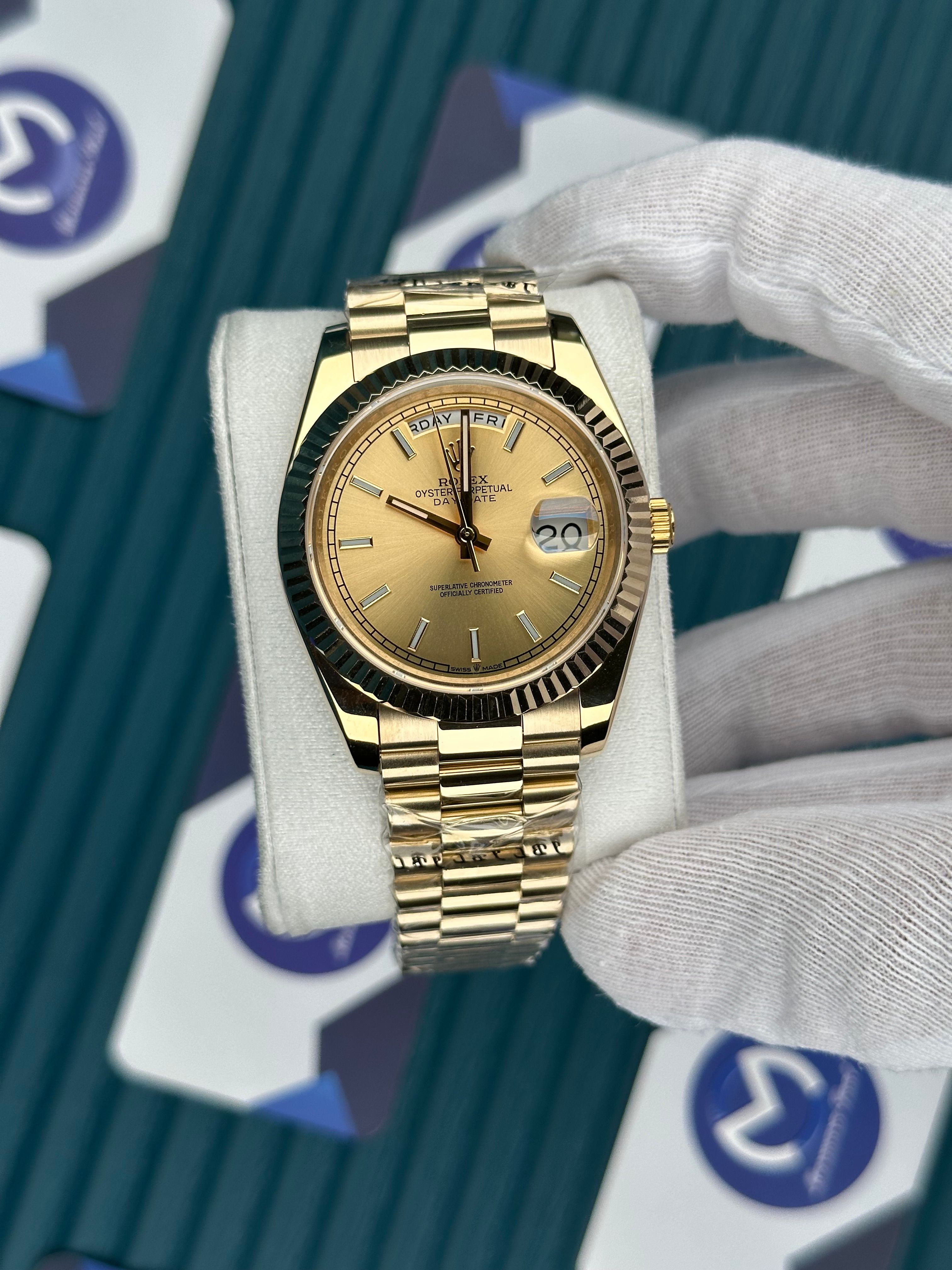 ROLEX DAY-DATE GOLD DIAL GOLD PRESIDENT 
