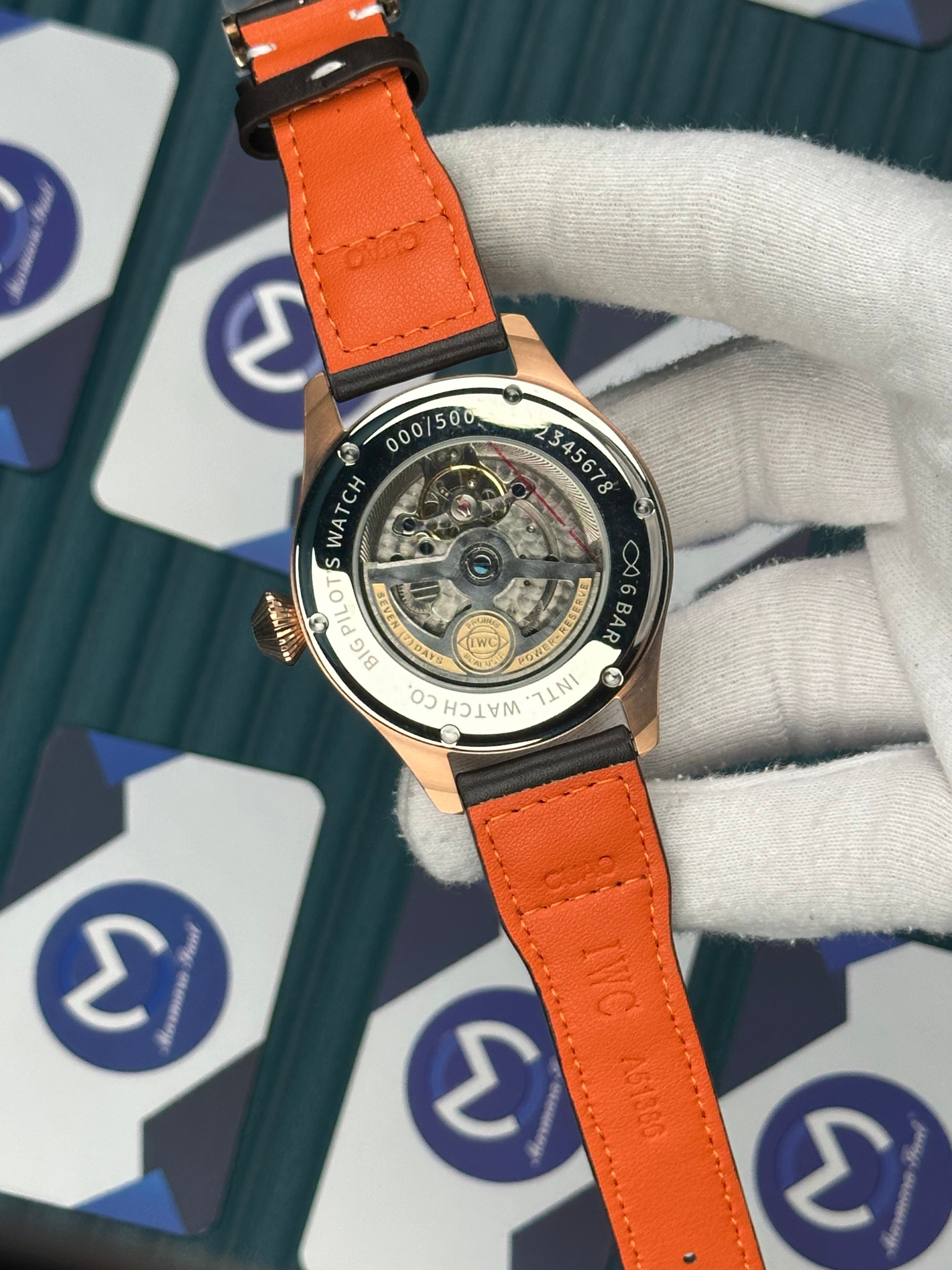 Iwc Schaffhausen White Dial Automatic Chronograph