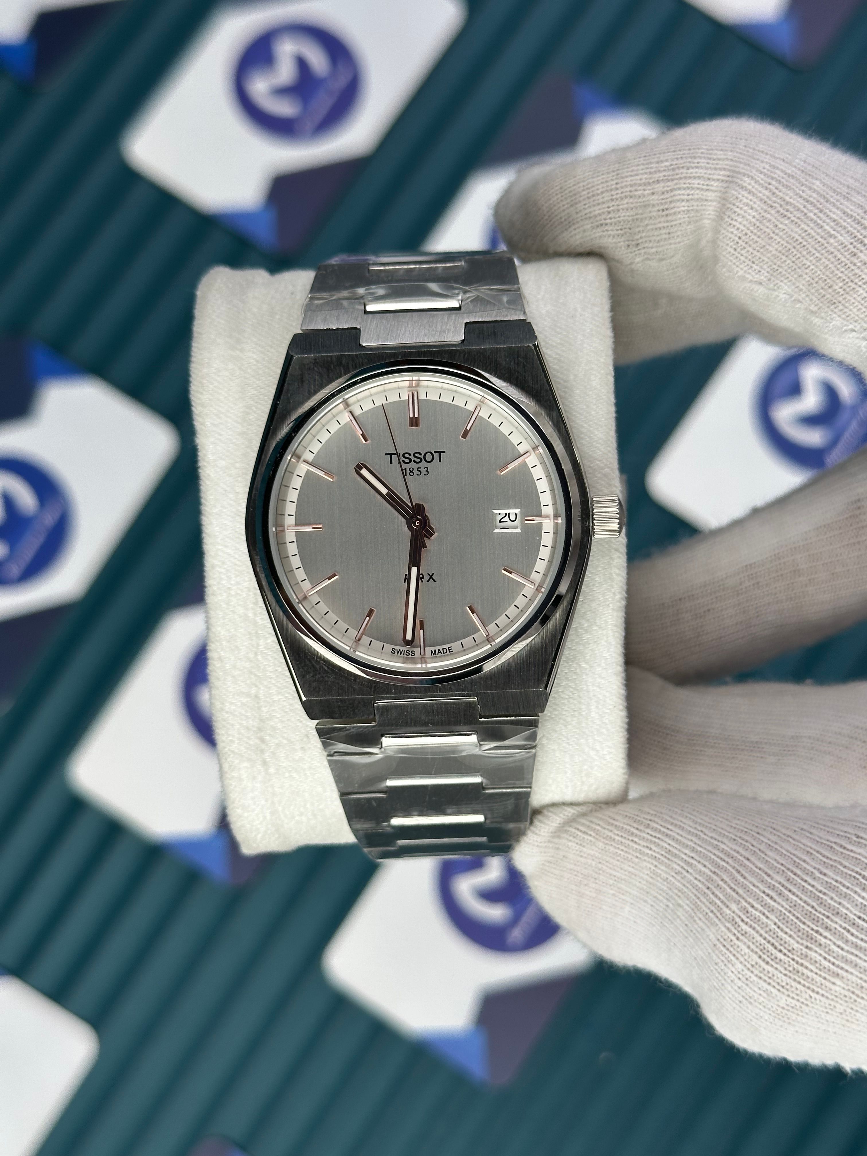 TISSOT PRX GREY DIAL SILVER