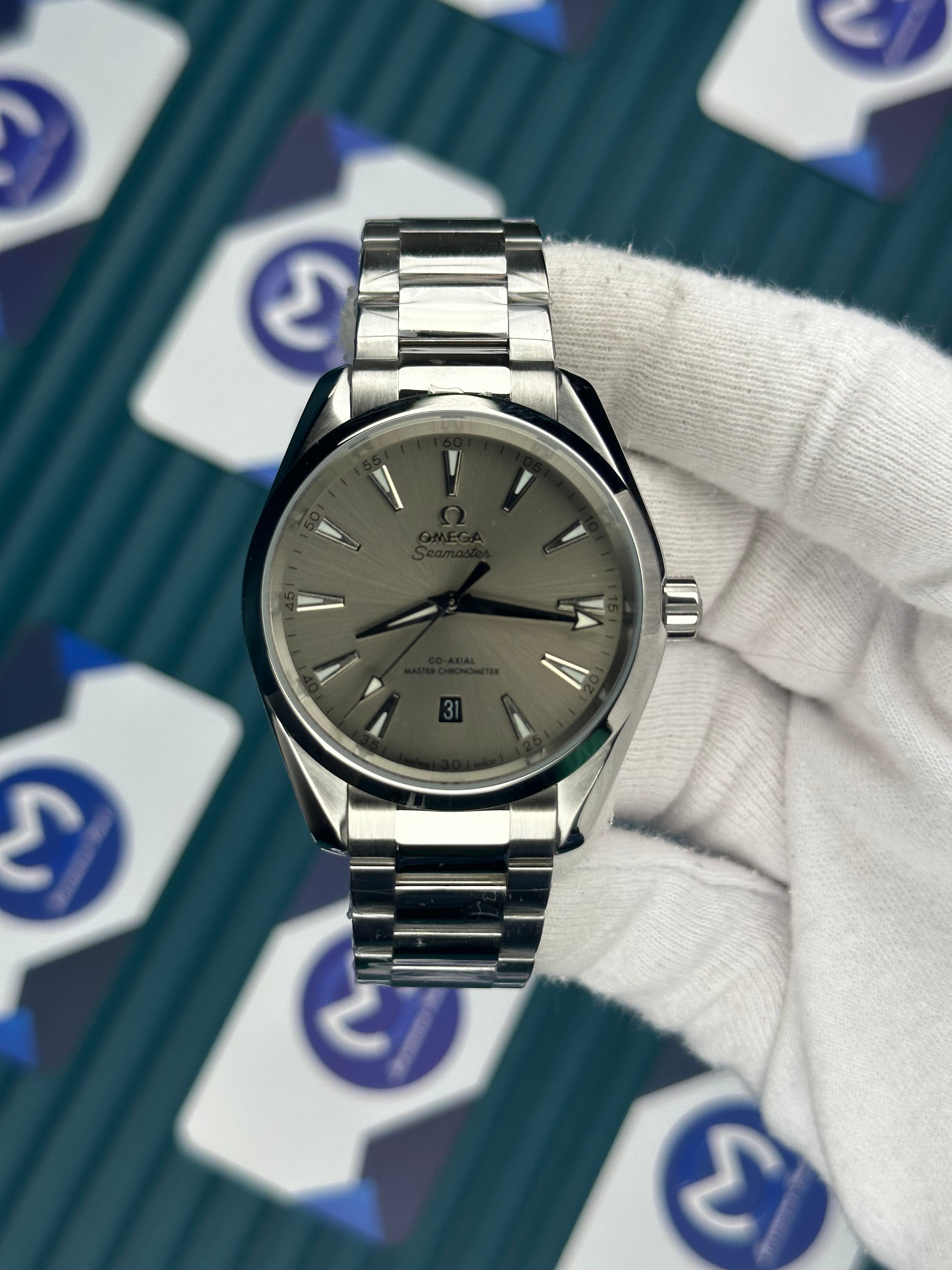 Omega Seamaster Aqua Terra Otomatik Gri Kadran