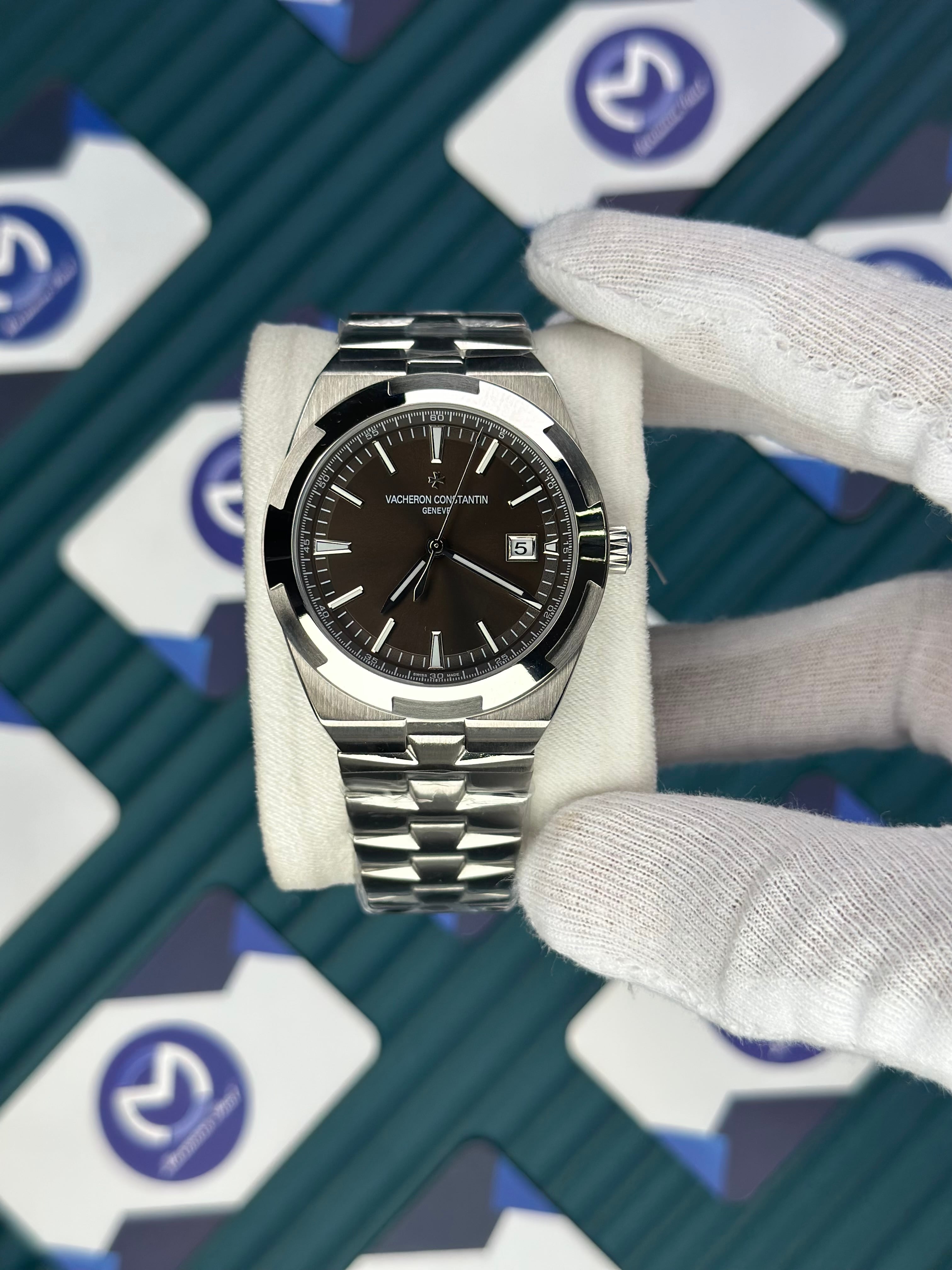 VACHERON CONSTANTIN BROWN OVERSEAS SILVER
