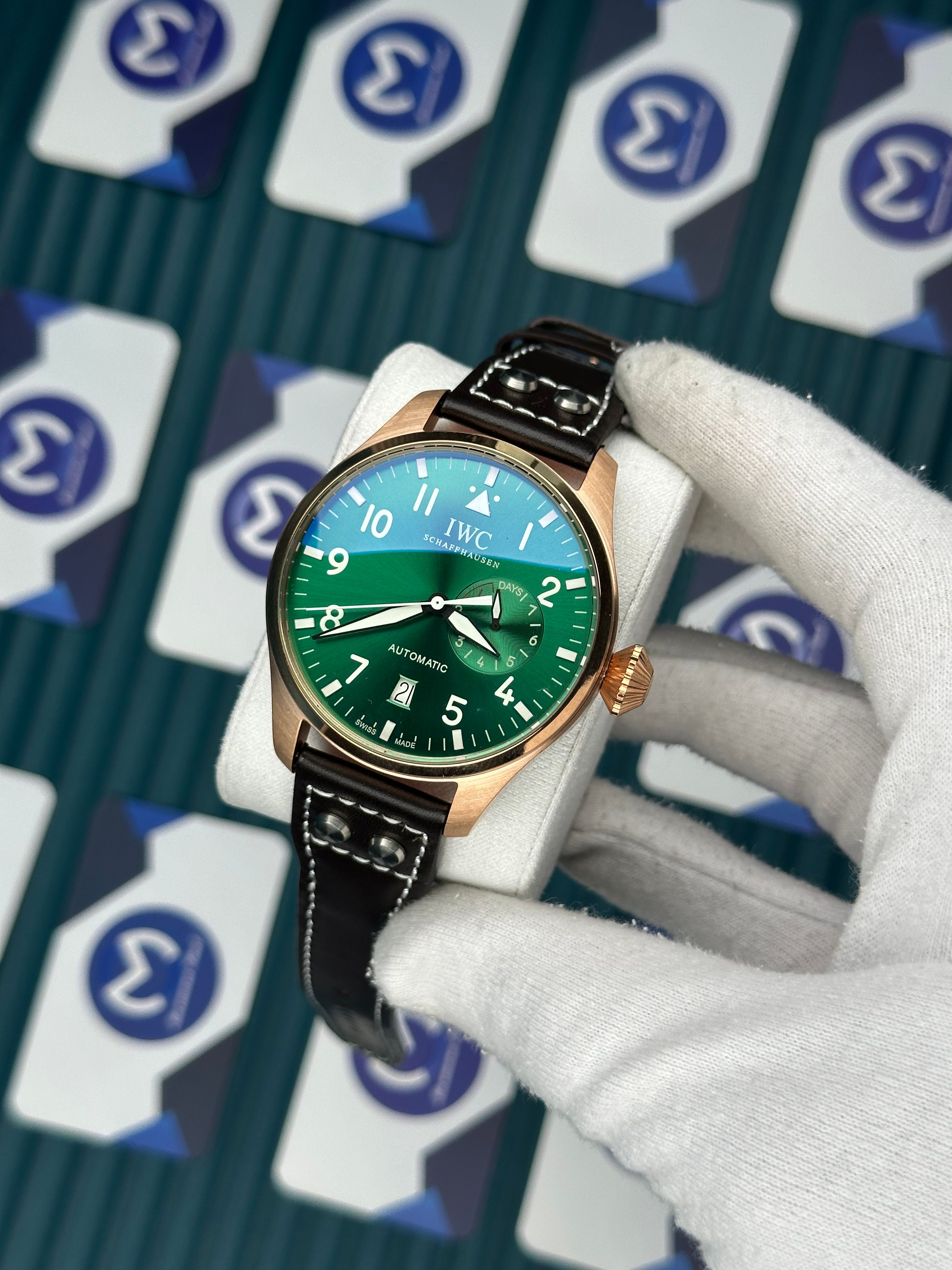 Iwc Schaffhausen Green Dial Chronometer Automatic