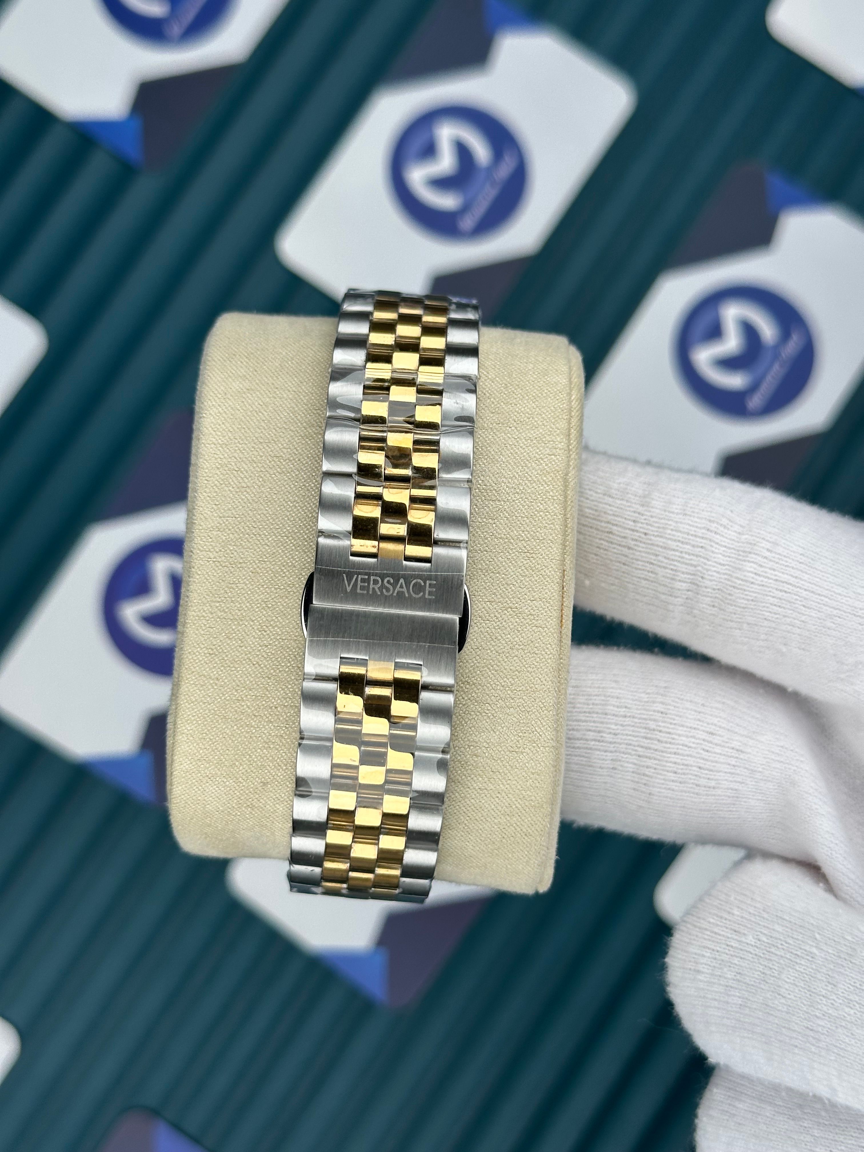 Versace Gold-Silver Jübile Beyaz Kadran