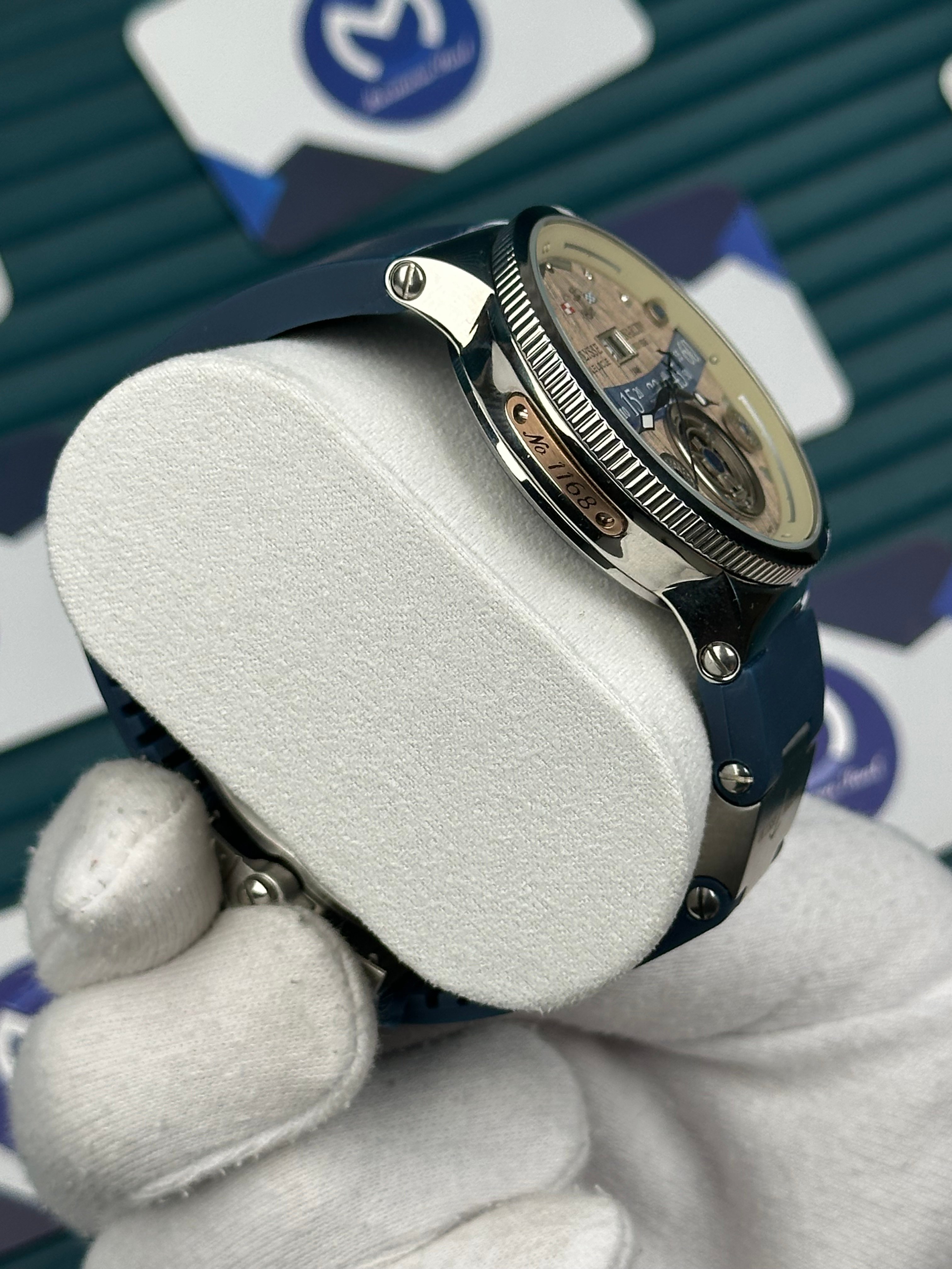 Ulysse Nardin Marine Blue Cord Desert Dial Torubillon