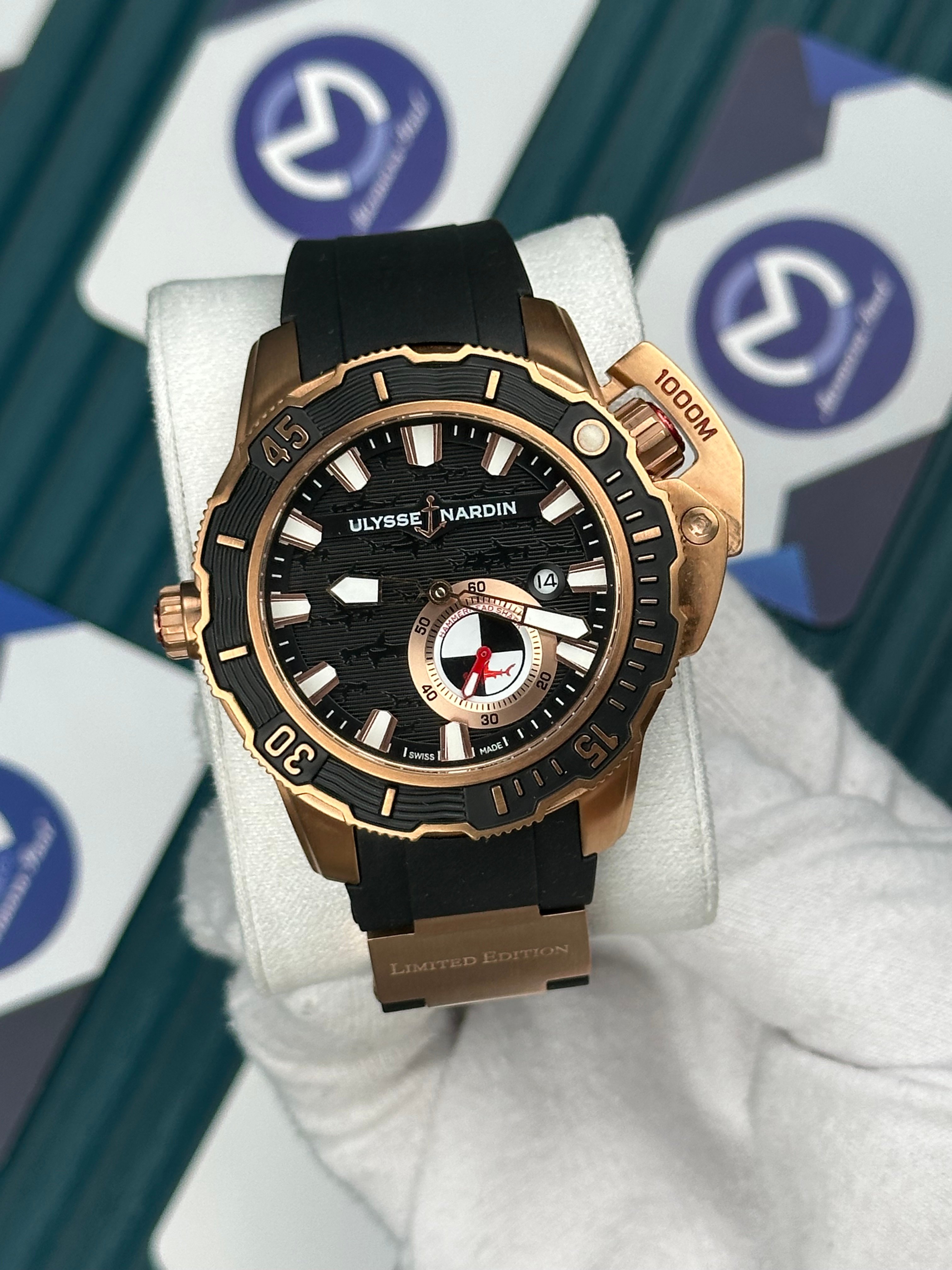 Ulysse Nardin Hammerhead Shark Rose Case Black 