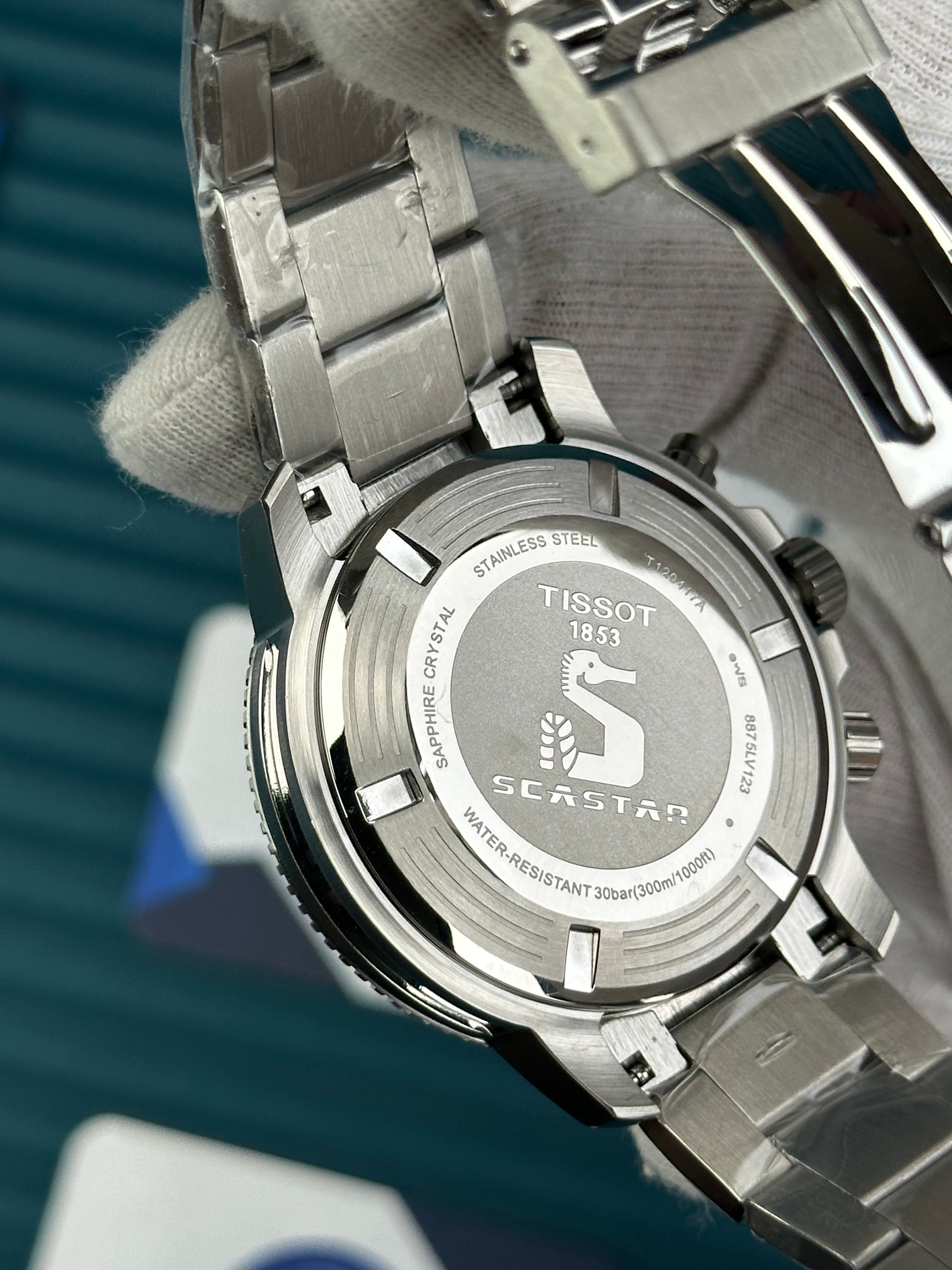 TISSOT SUPERSPORT CHRONO BLACK DIAL SILVER