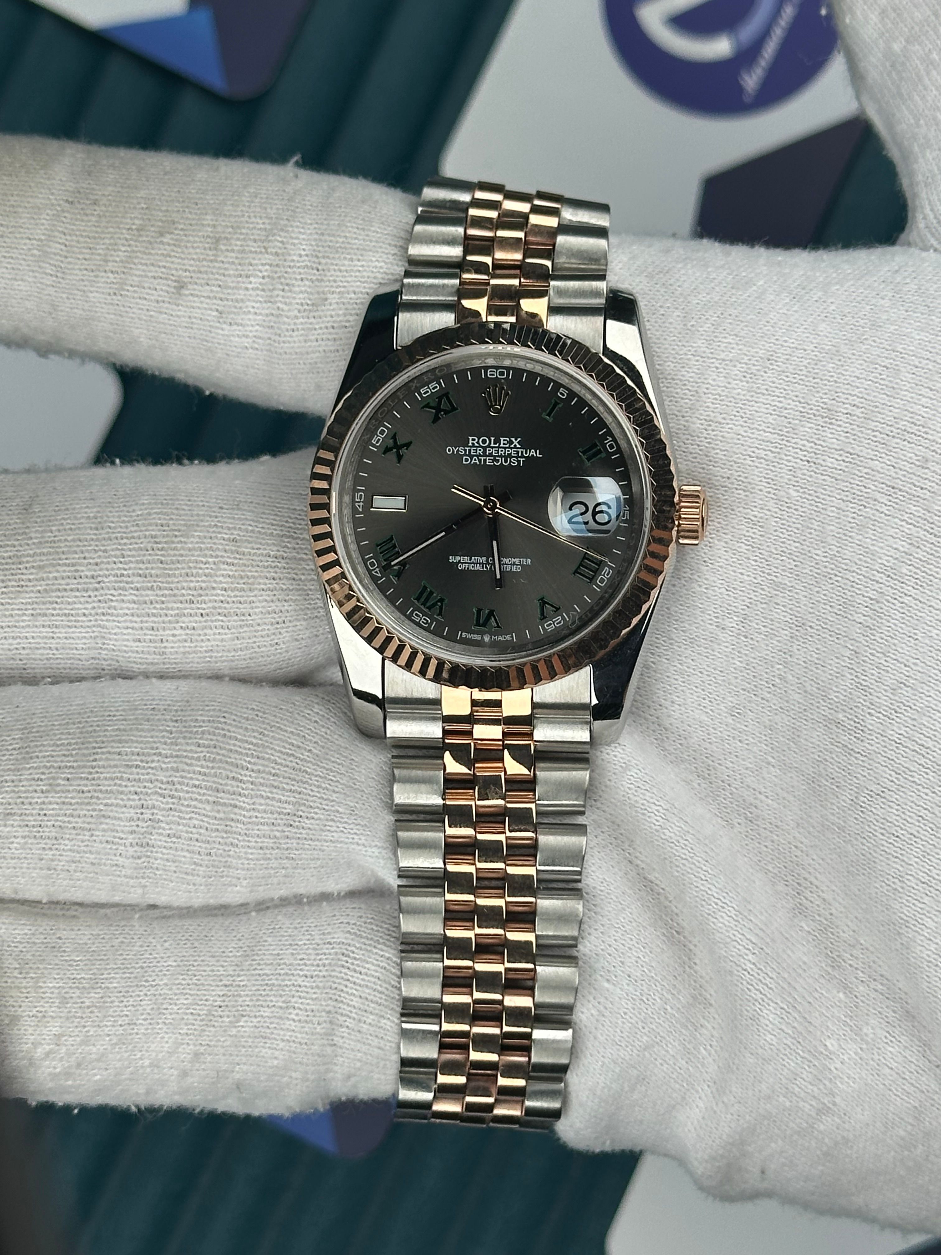 ROLEX ARDUVAZ ROSE-SILVER JUBILEE