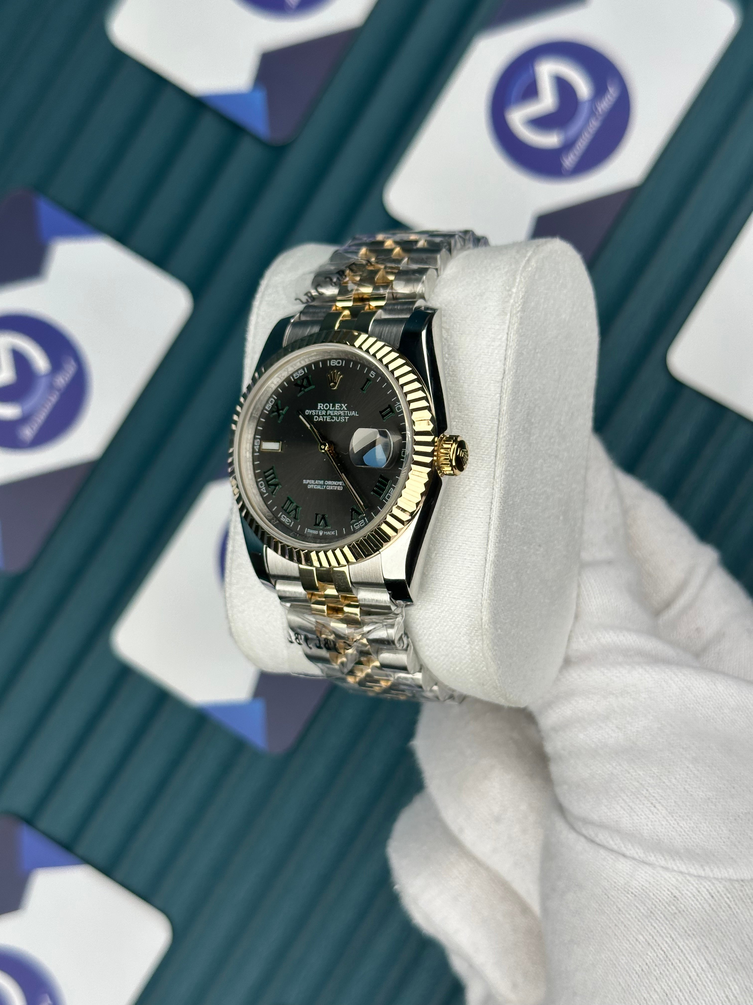 ROLEX 36 ARDUVAZ GOLD-SILVER JUBILEE