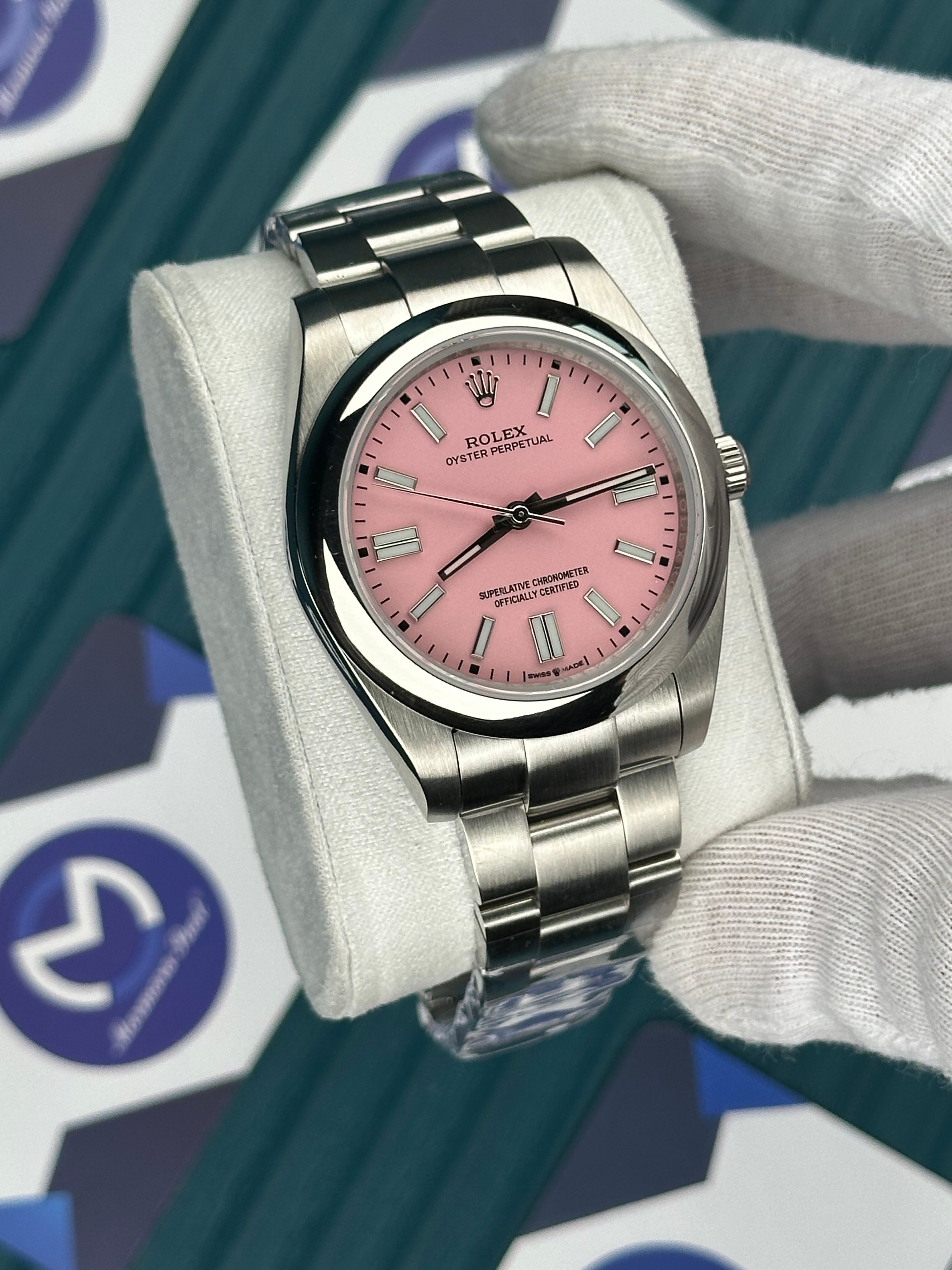 ROLEX OYSTER PERPETUAL PINK