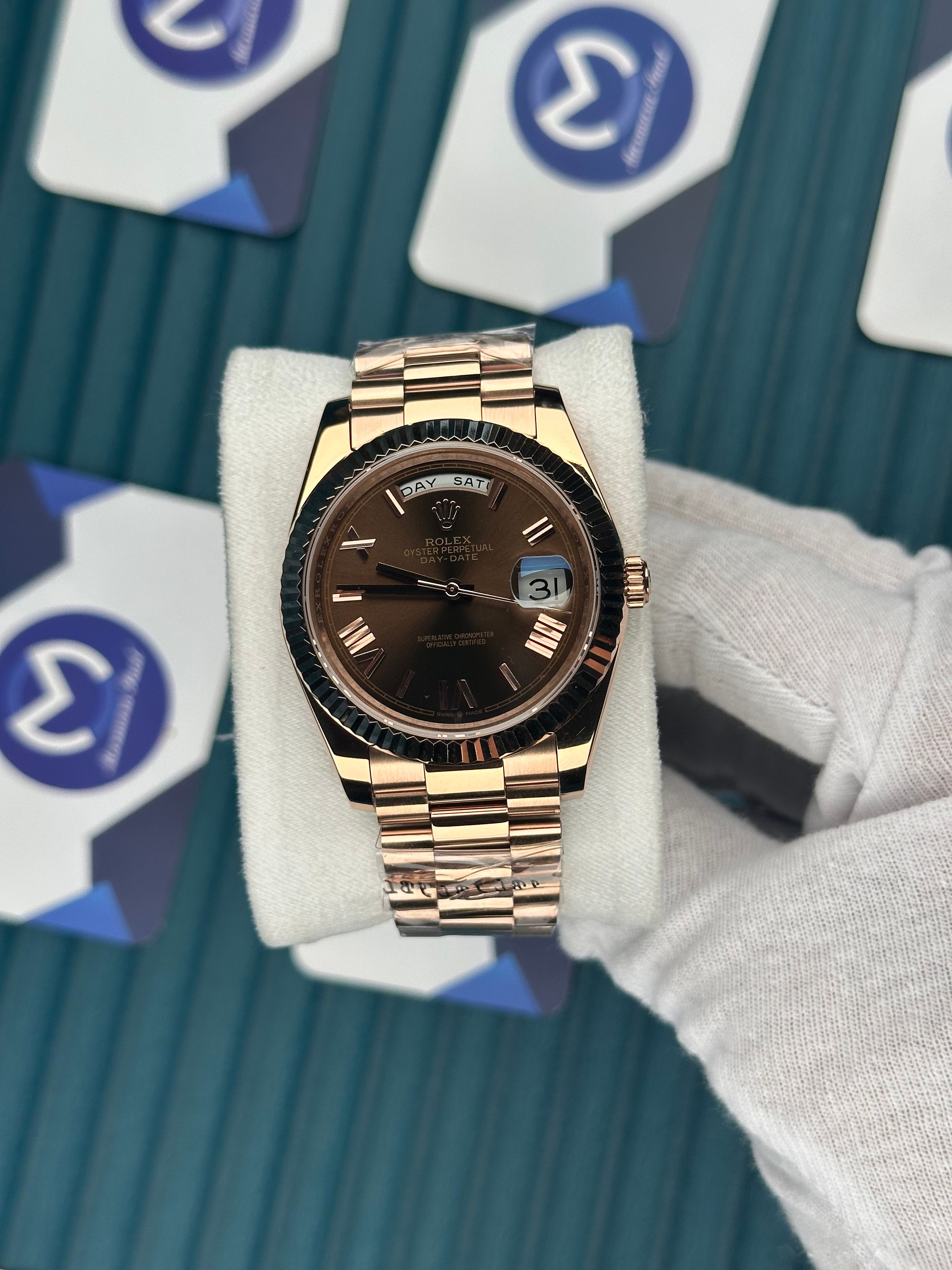 ROLEX DAY-DATE CHOCOLATE 