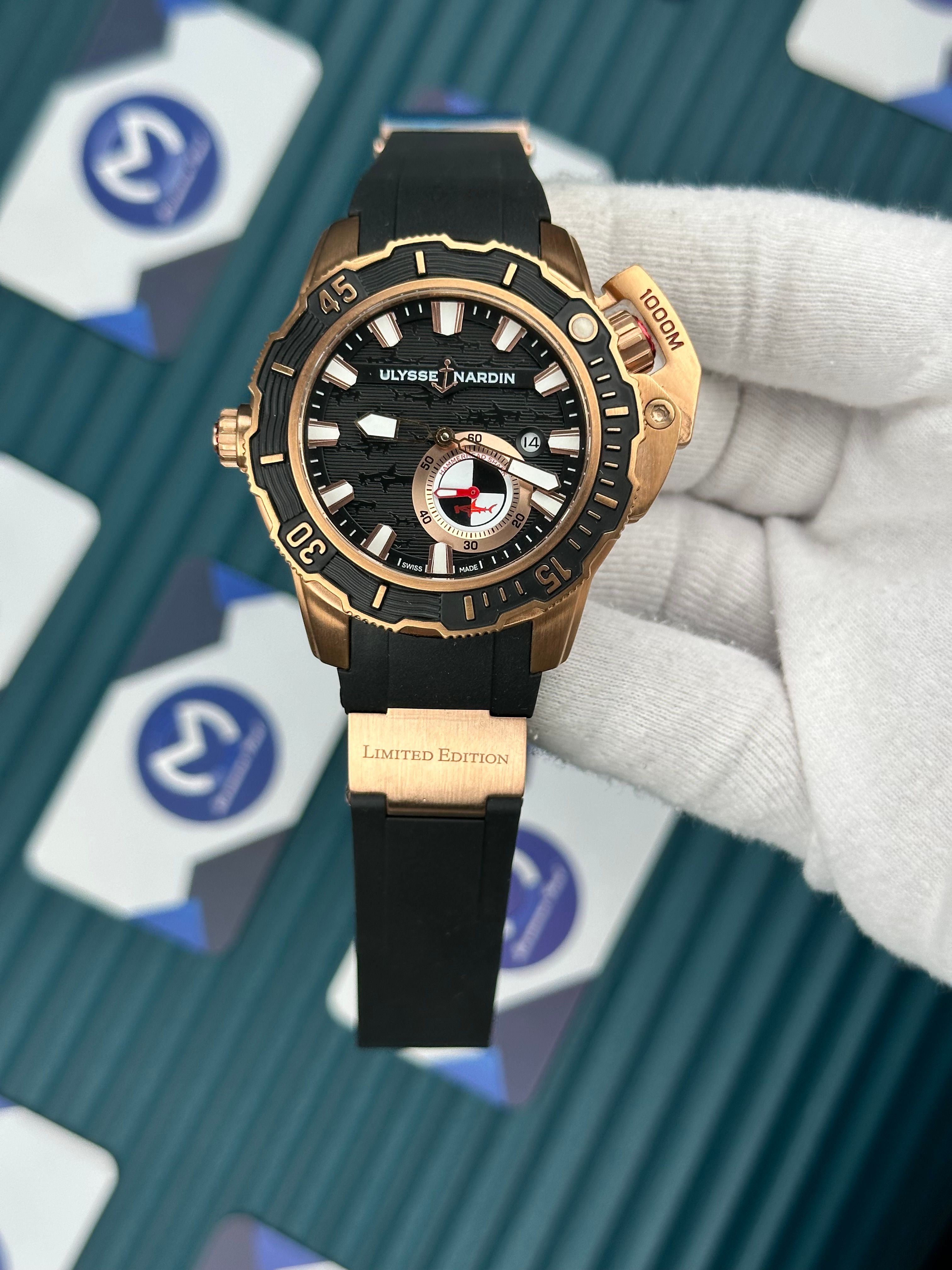 Ulysse Nardin Hammerhead Shark Rose Case Black 