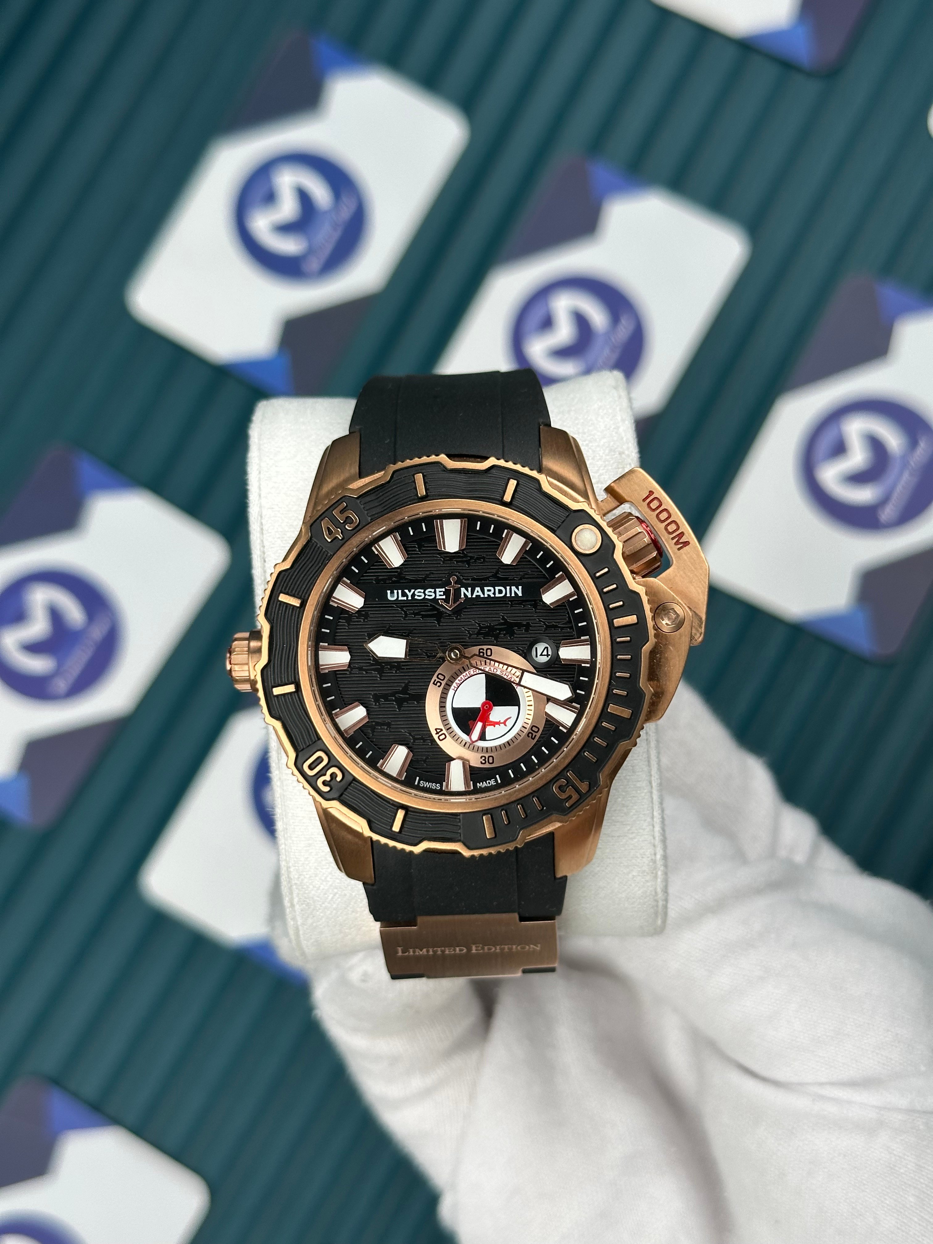 Ulysse Nardin Hammerhead Shark Rose Case Black 
