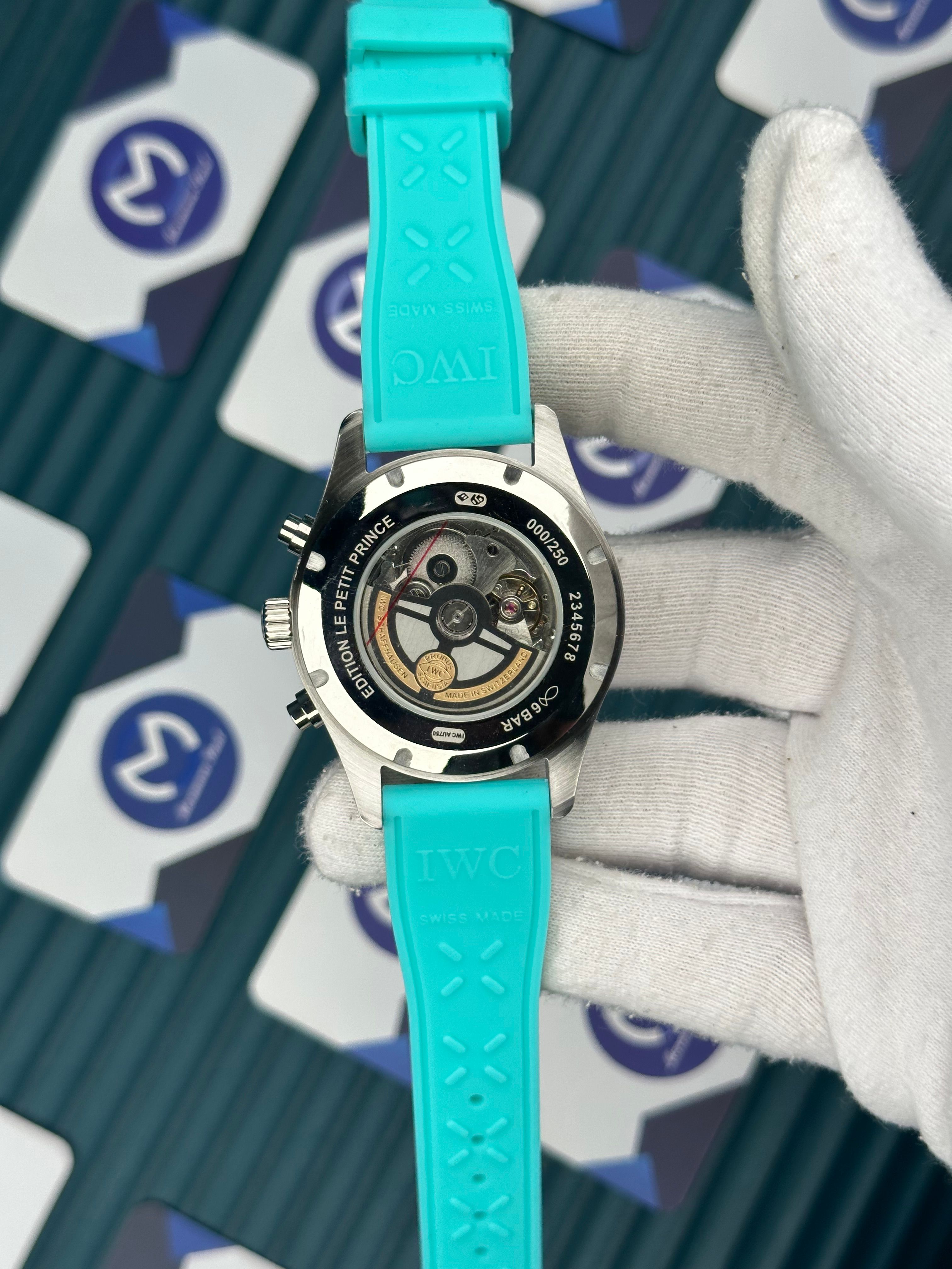 IWC MERCEDES AMG KAUÇUK TURKUAZ KORDON