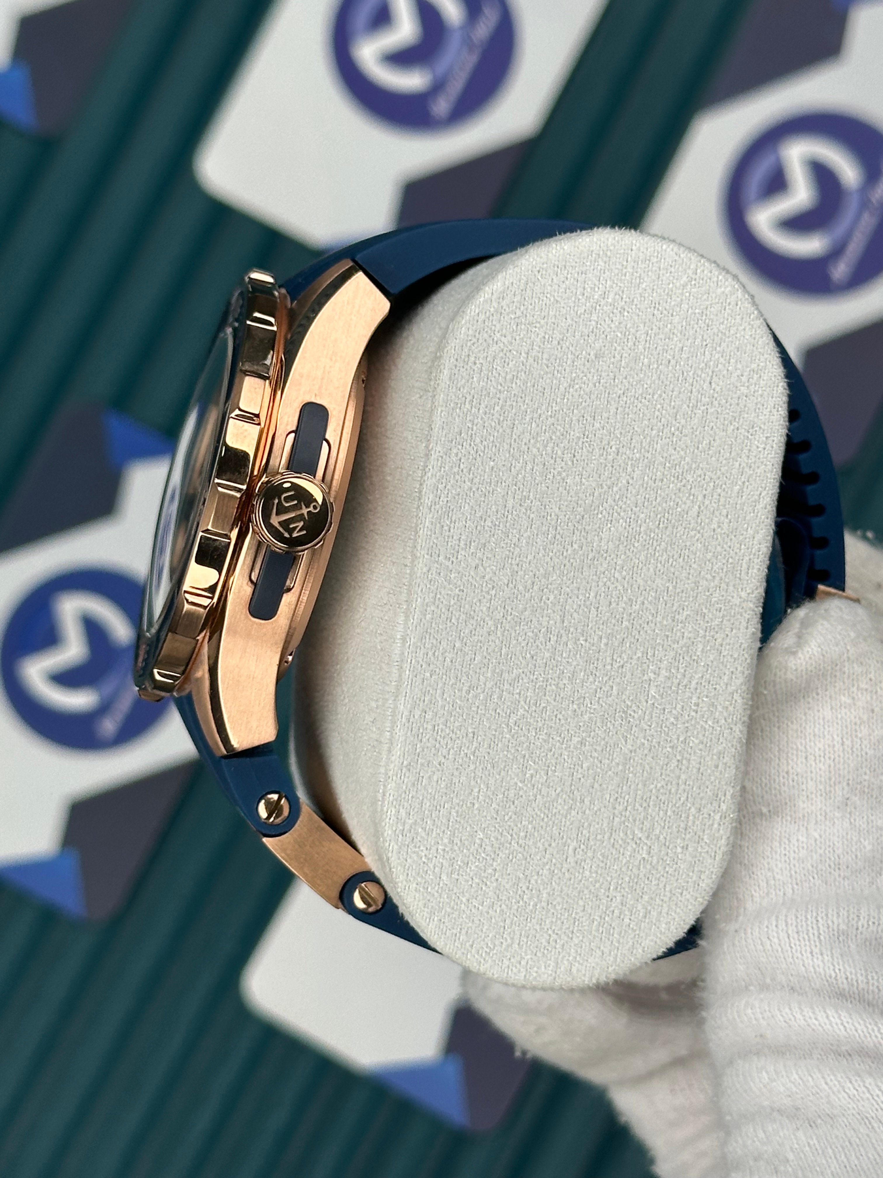 Ulysse Nardin Limited Edition Blue Cord Rose Case Chronometer Automatic