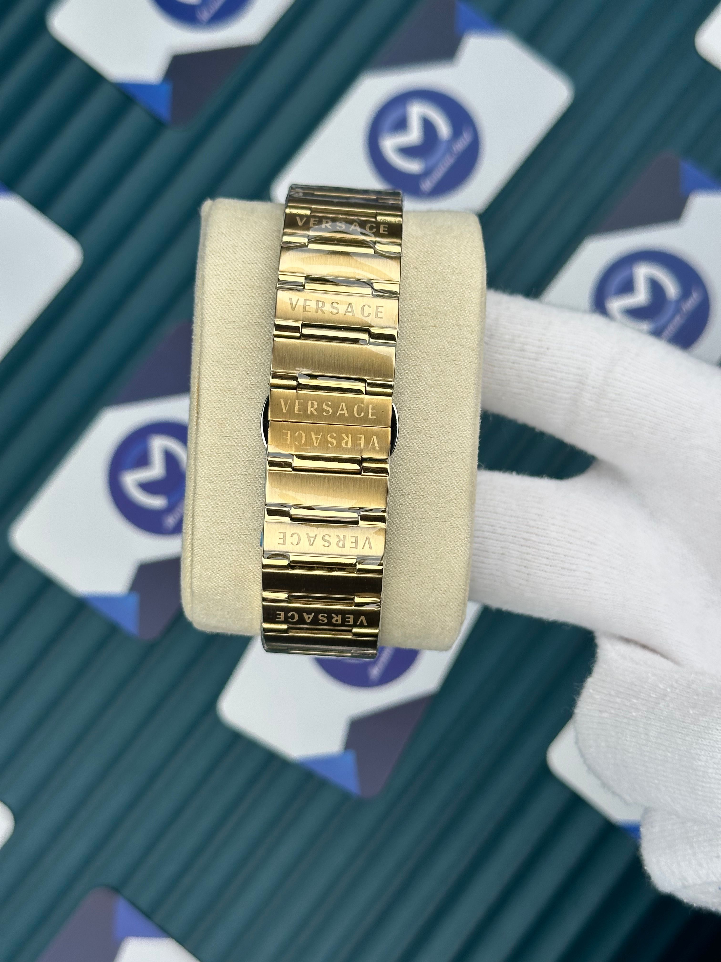Versace Gold Kordon Fonksiyonlu Siyah Kadran