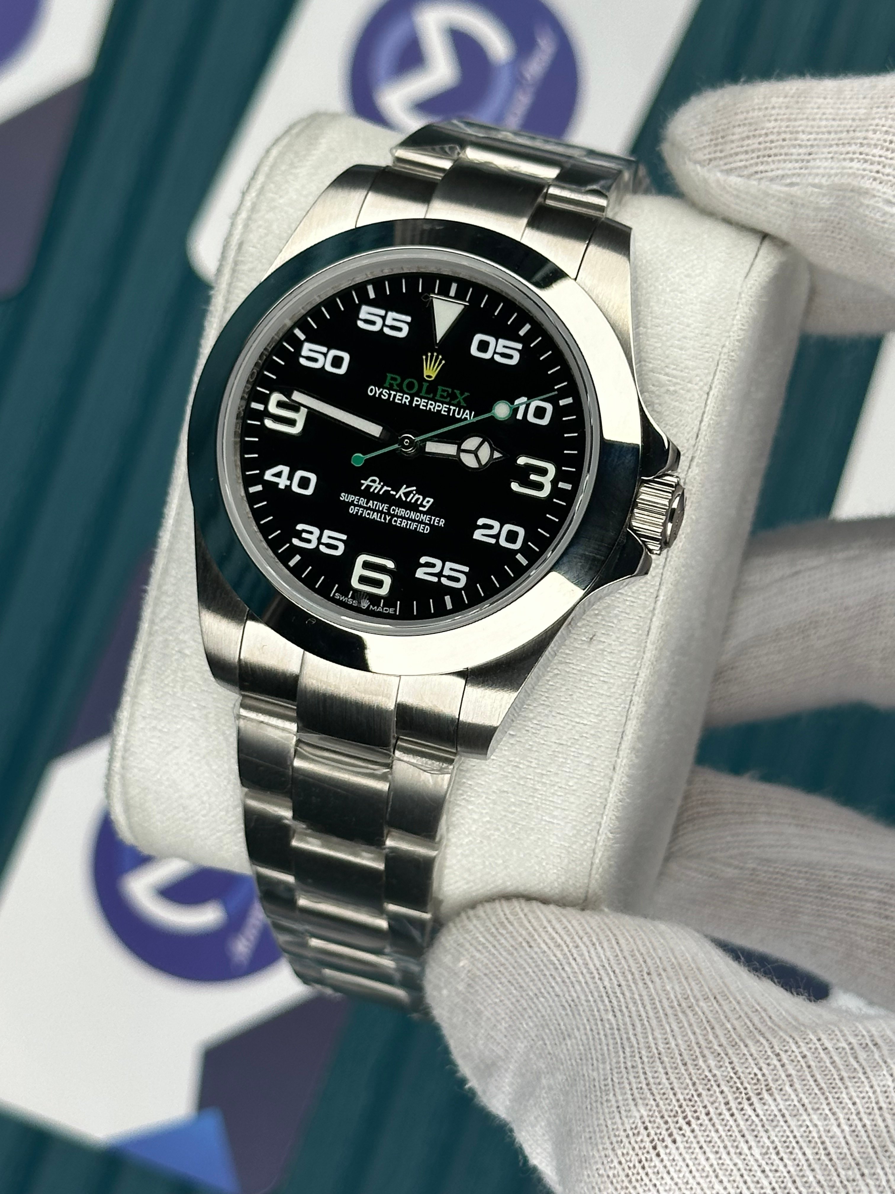 ROLEX AIR-KING BLACK DIAL