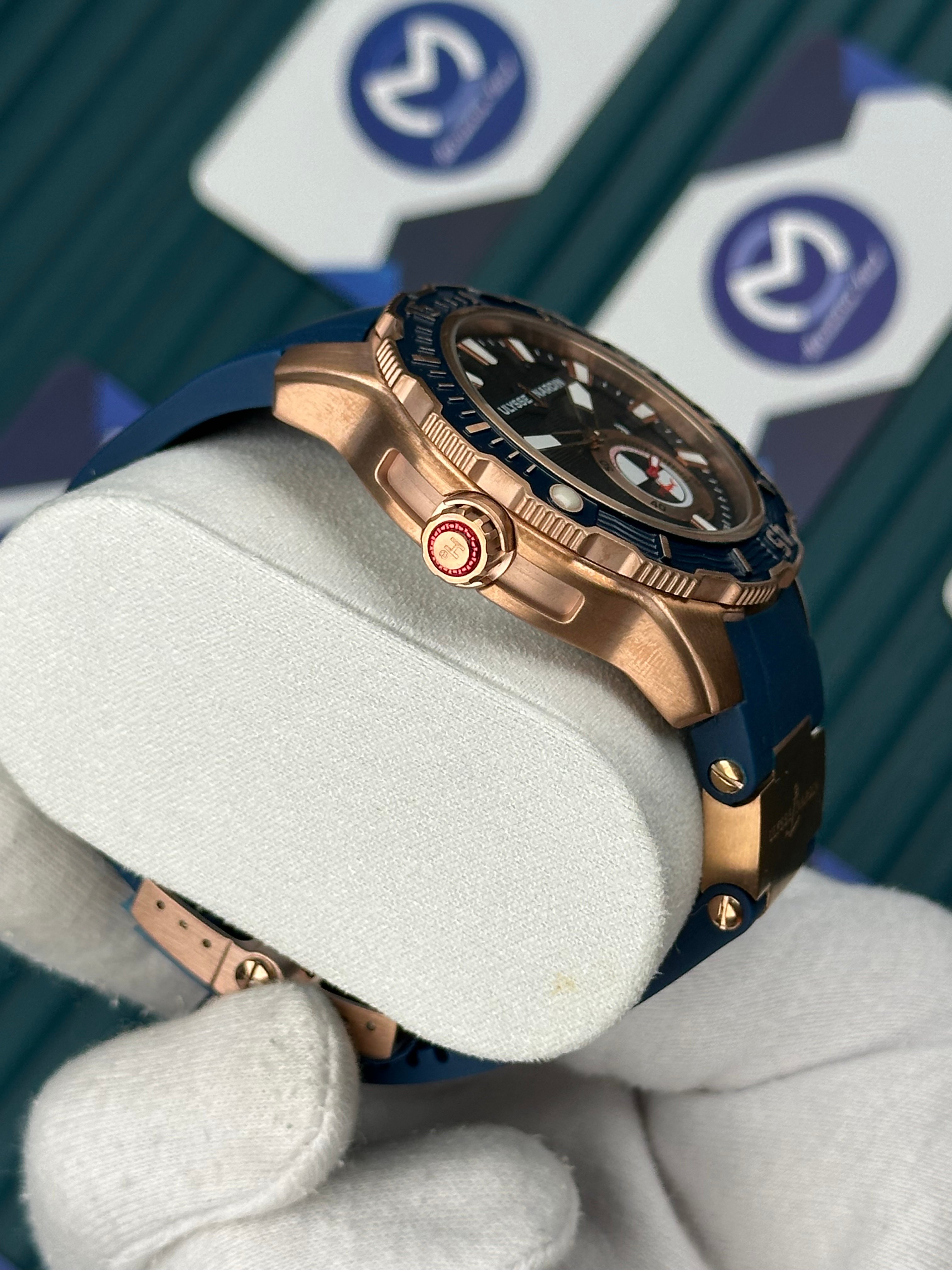 Ulysse Nardin Hammerhead Shark Rose Case Blue 