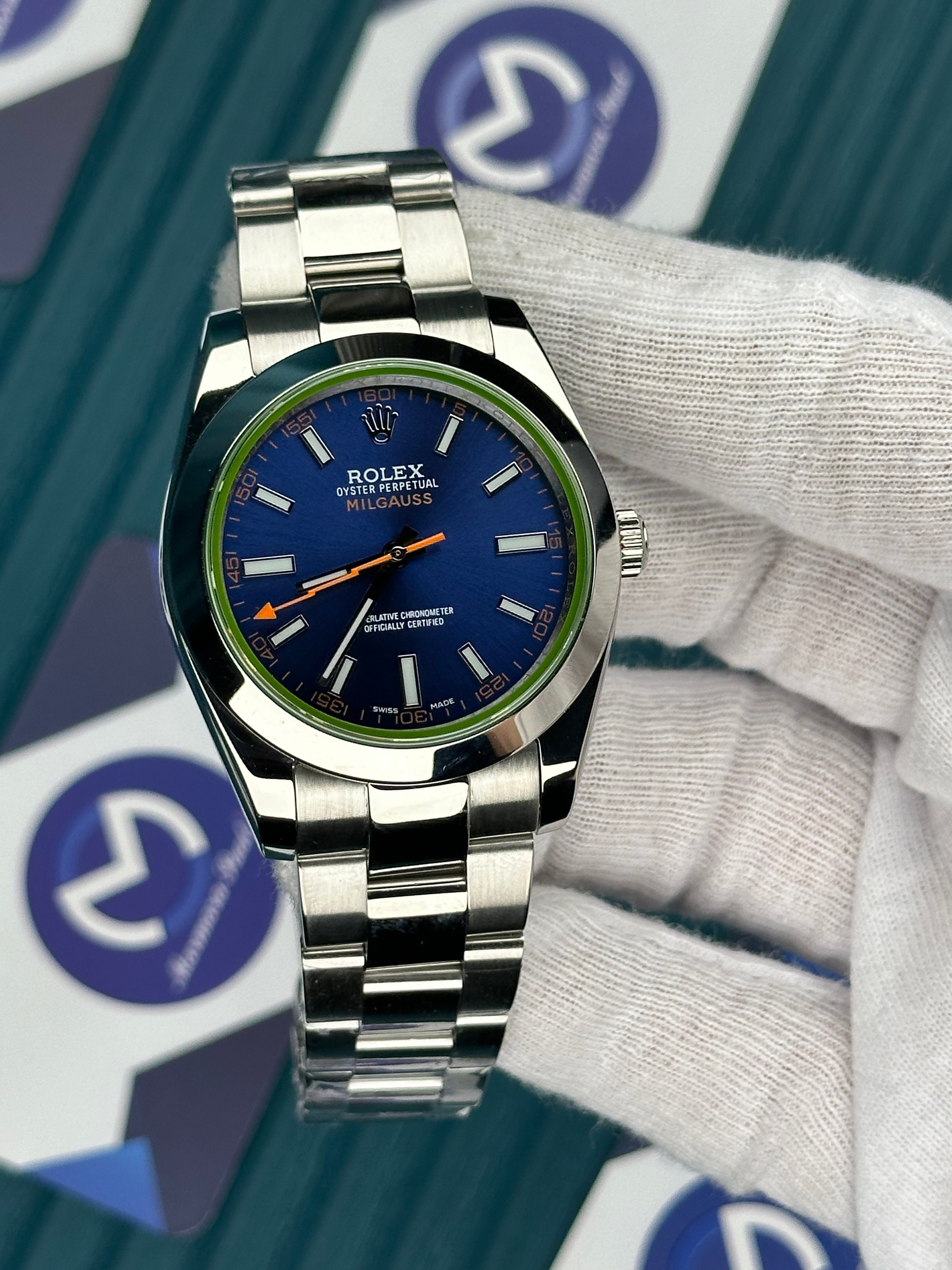 ROLEX MILGAUS NEW BLUE DIAL