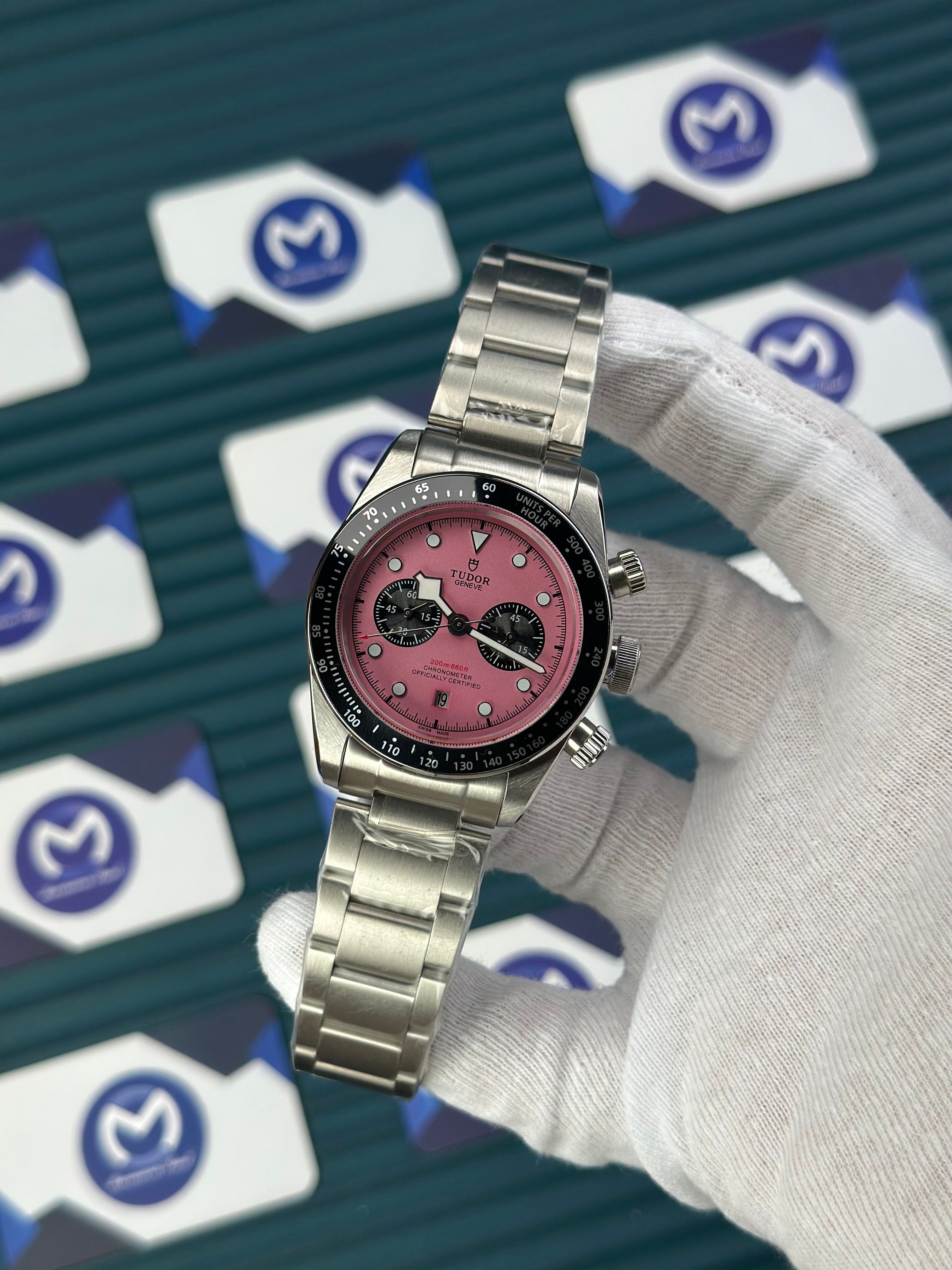 TUDOR BLACK BAY CHRONO MIAMI PINK SILVER OYSTER