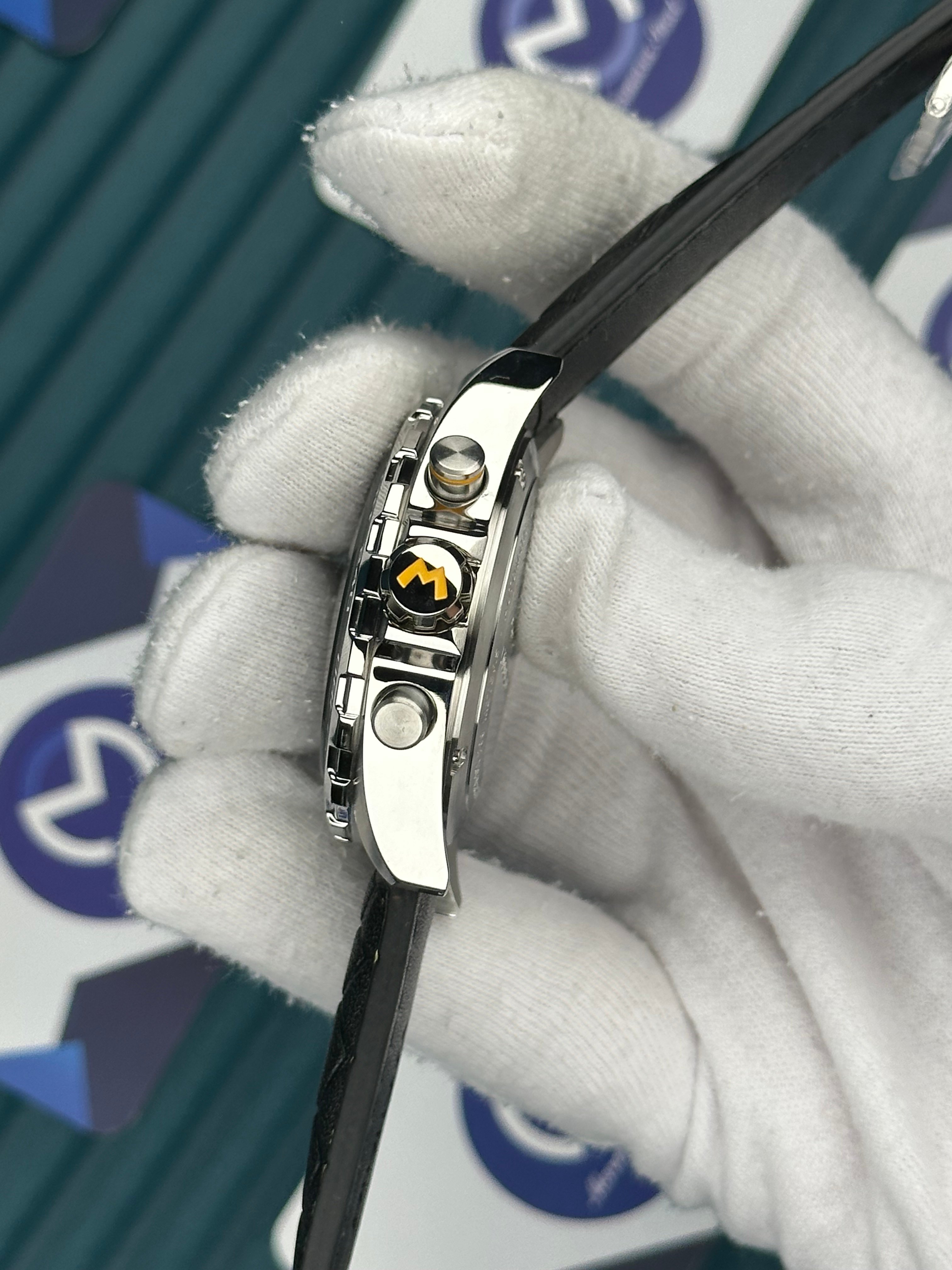 Tagheuer Formula 1 Calibre 15 Deri Kordon Sarı Şerit Detay