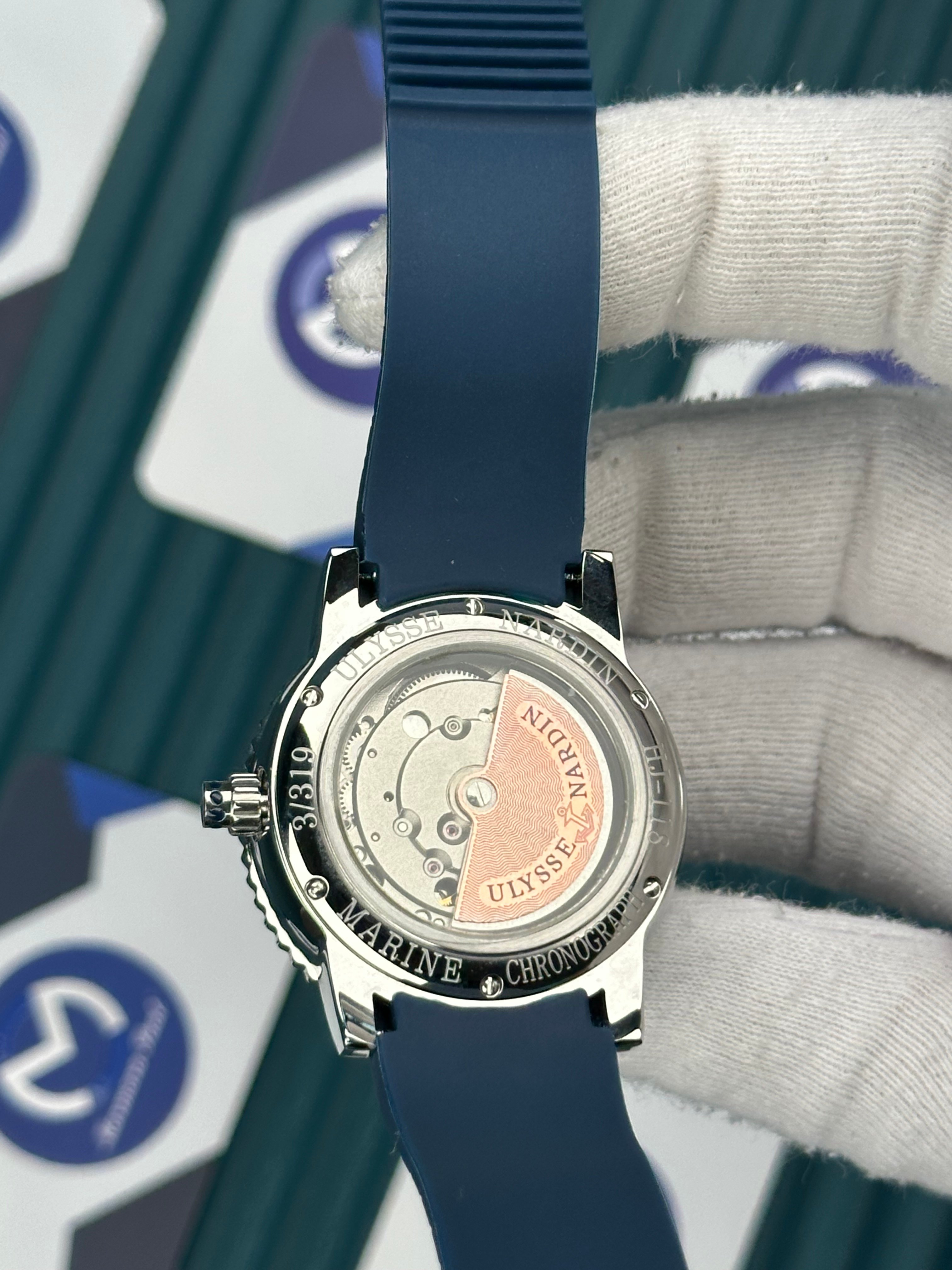 Ulysse Nardin Automatique Blue And Diamonds
