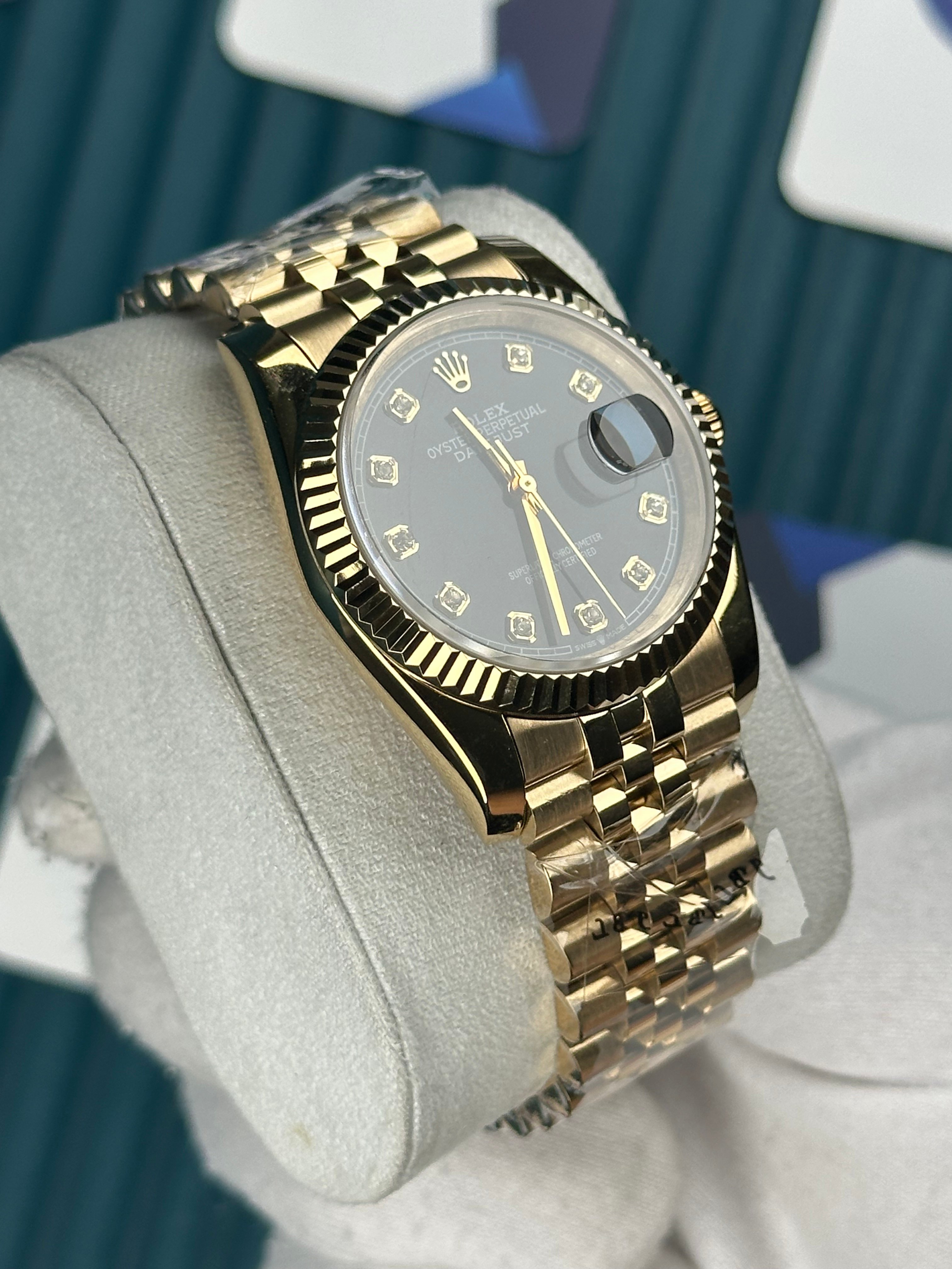 ROLEX 36 SİYAH KADRAN GOLD JUBILEE