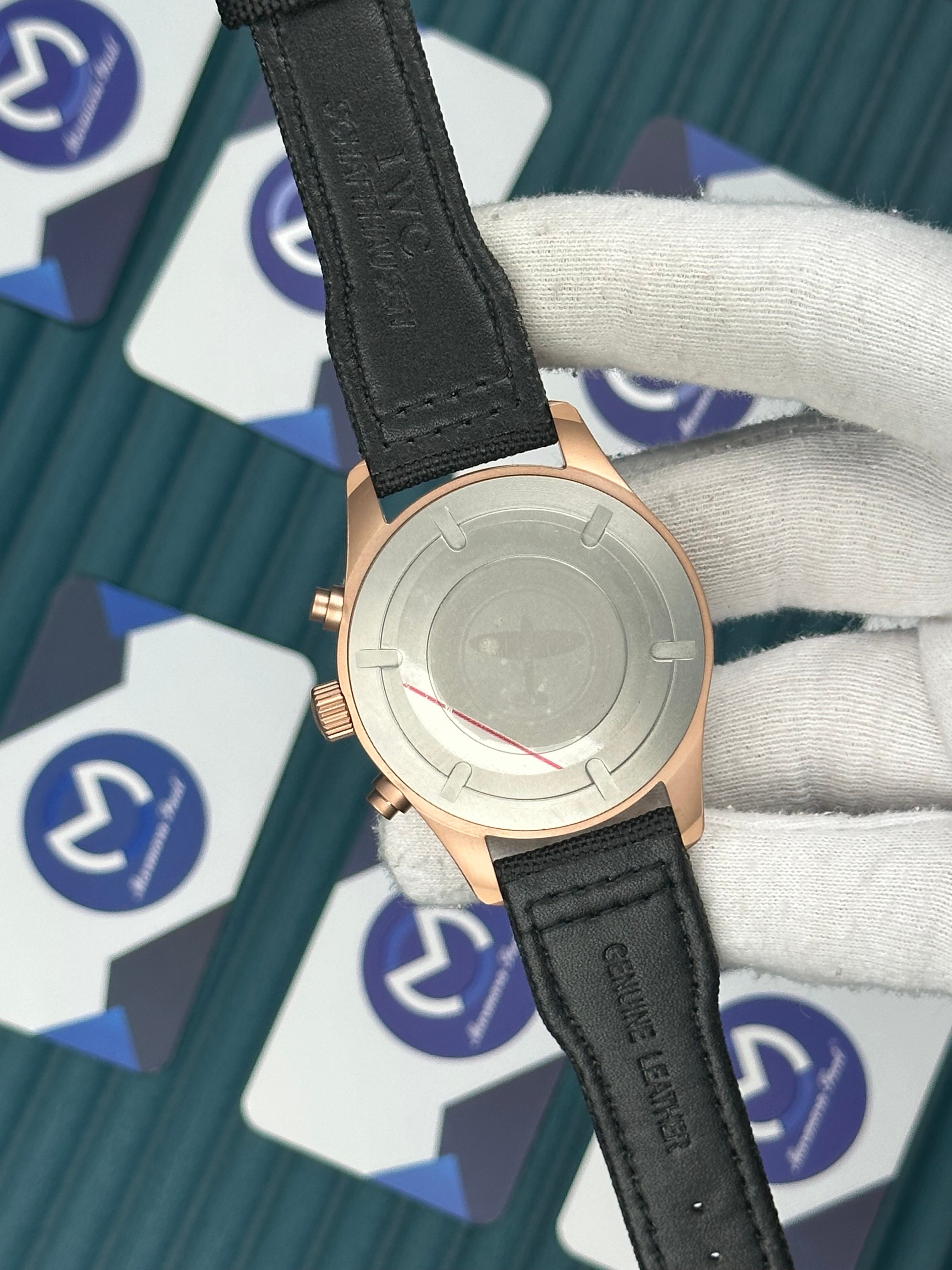 IWC Rose Kasa Siyah Bez Kordon
