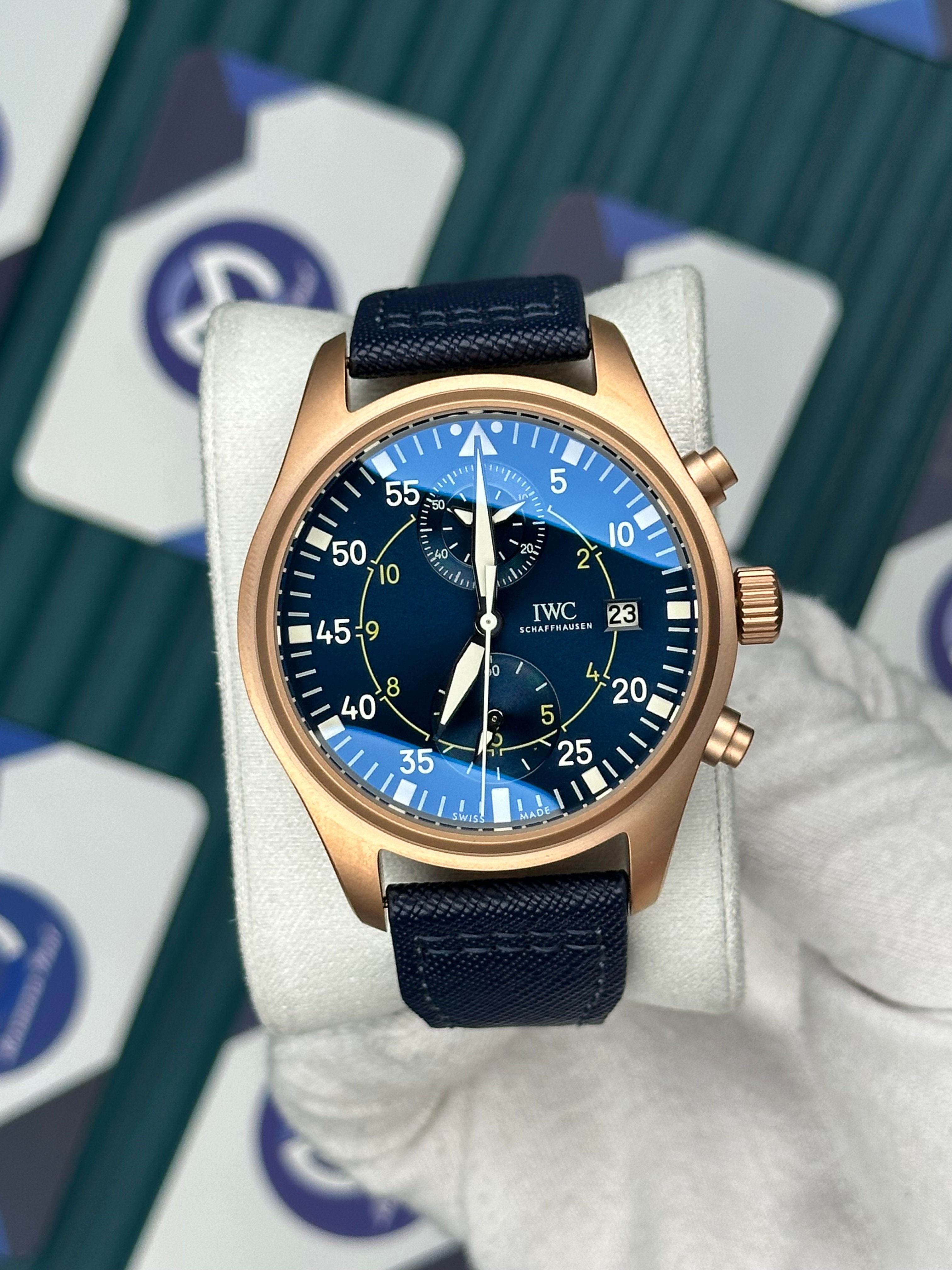 IWC Blue Rose Automatic Chronograph