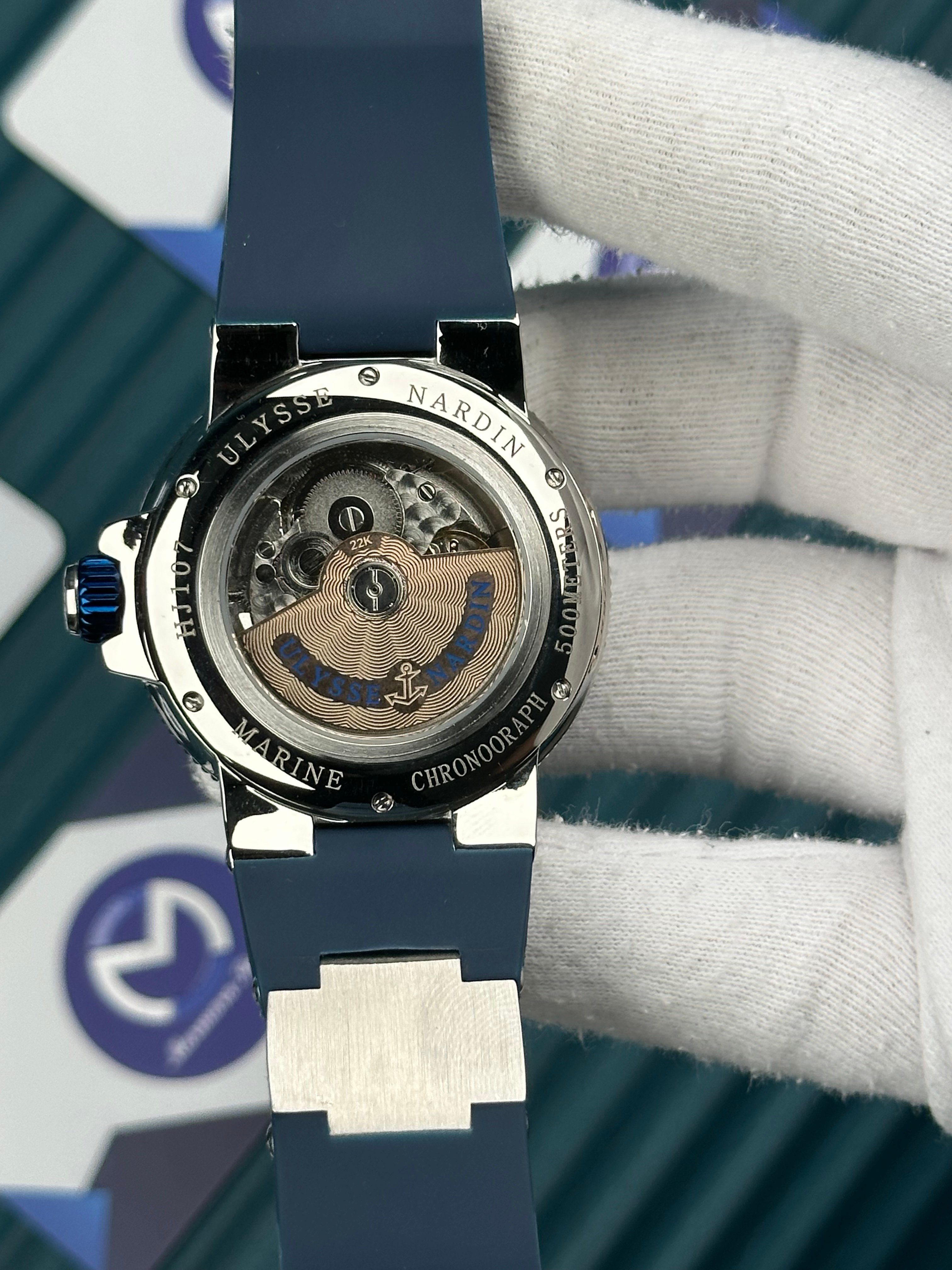 Ulysse Nardin Blue Dial And Cord Chronometer Automatic