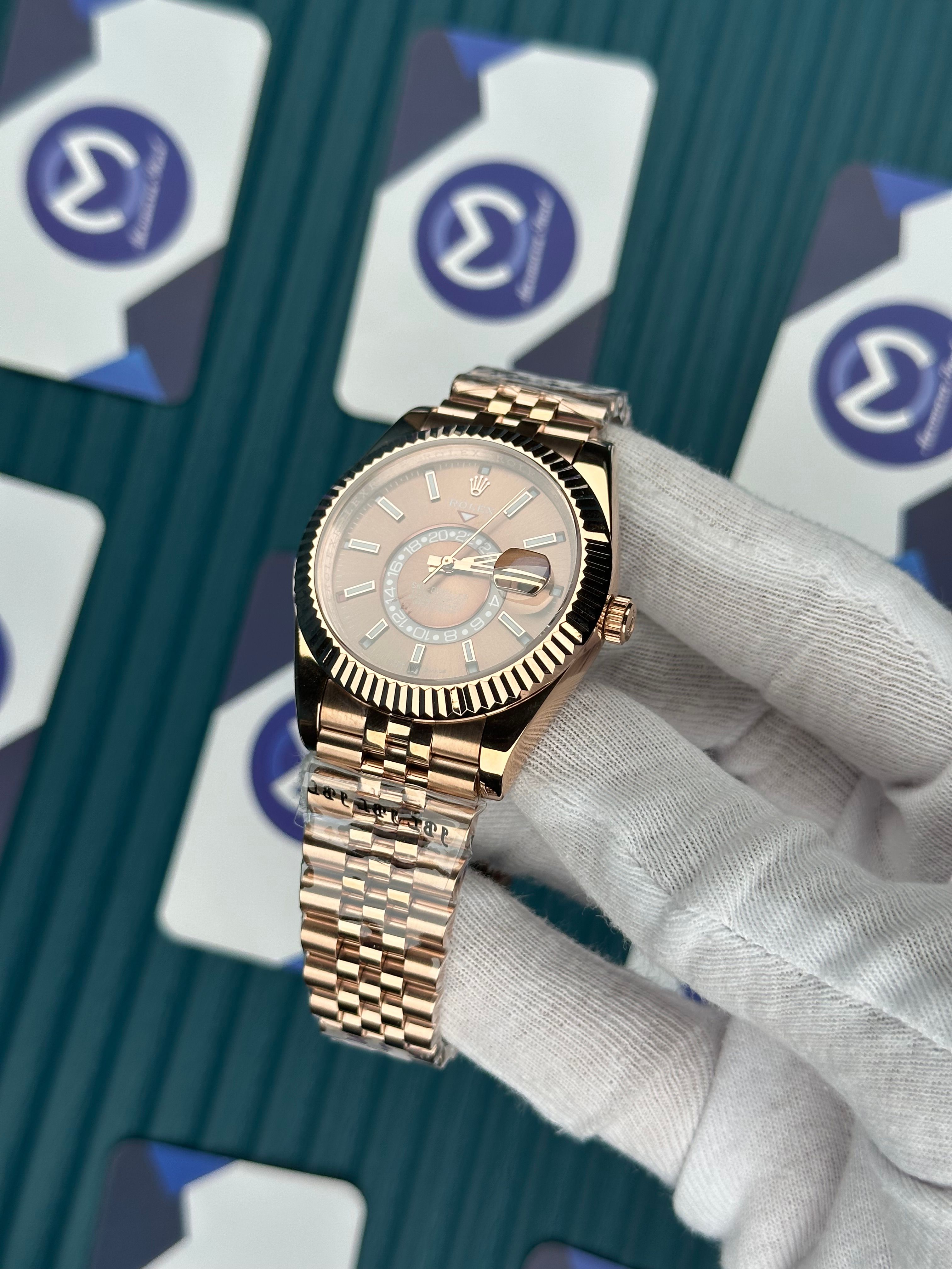 ROLEX SKY-DWELLER CHOCOLATE JUBILE
