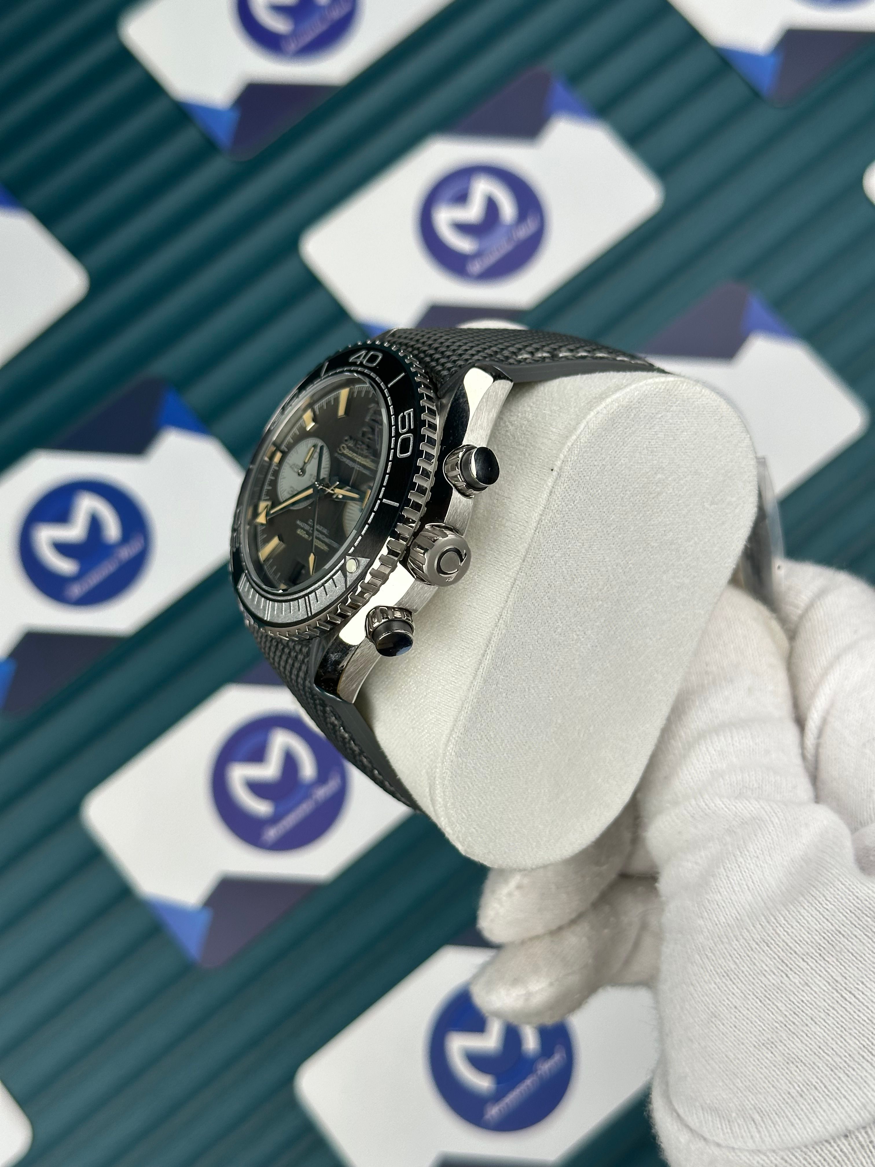 Omega Seamaster Planet Ocean PVD Çift Fonksiyon Gri 