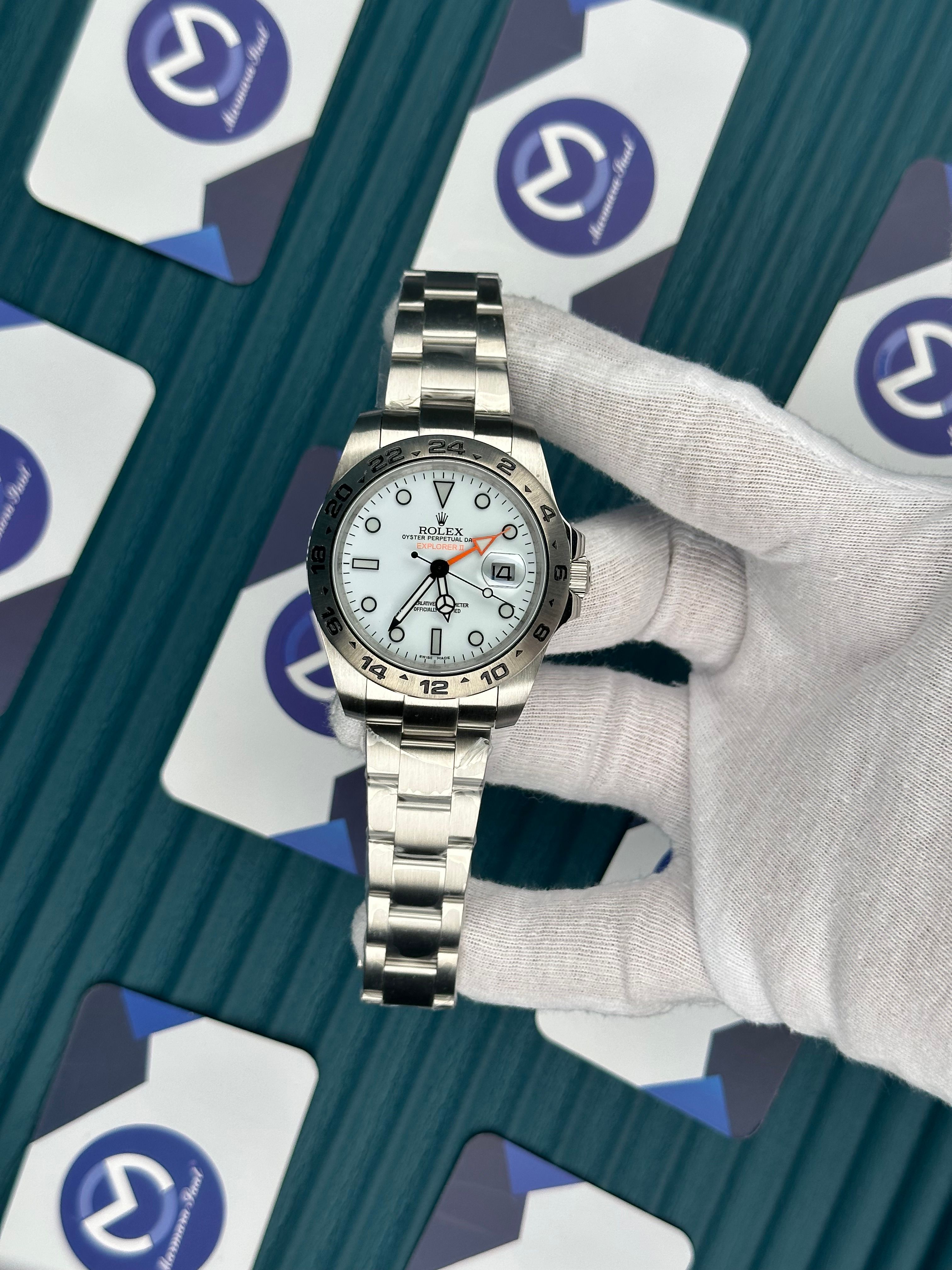 ROLEX EXPLORER 44 MM WHITE DIAL 