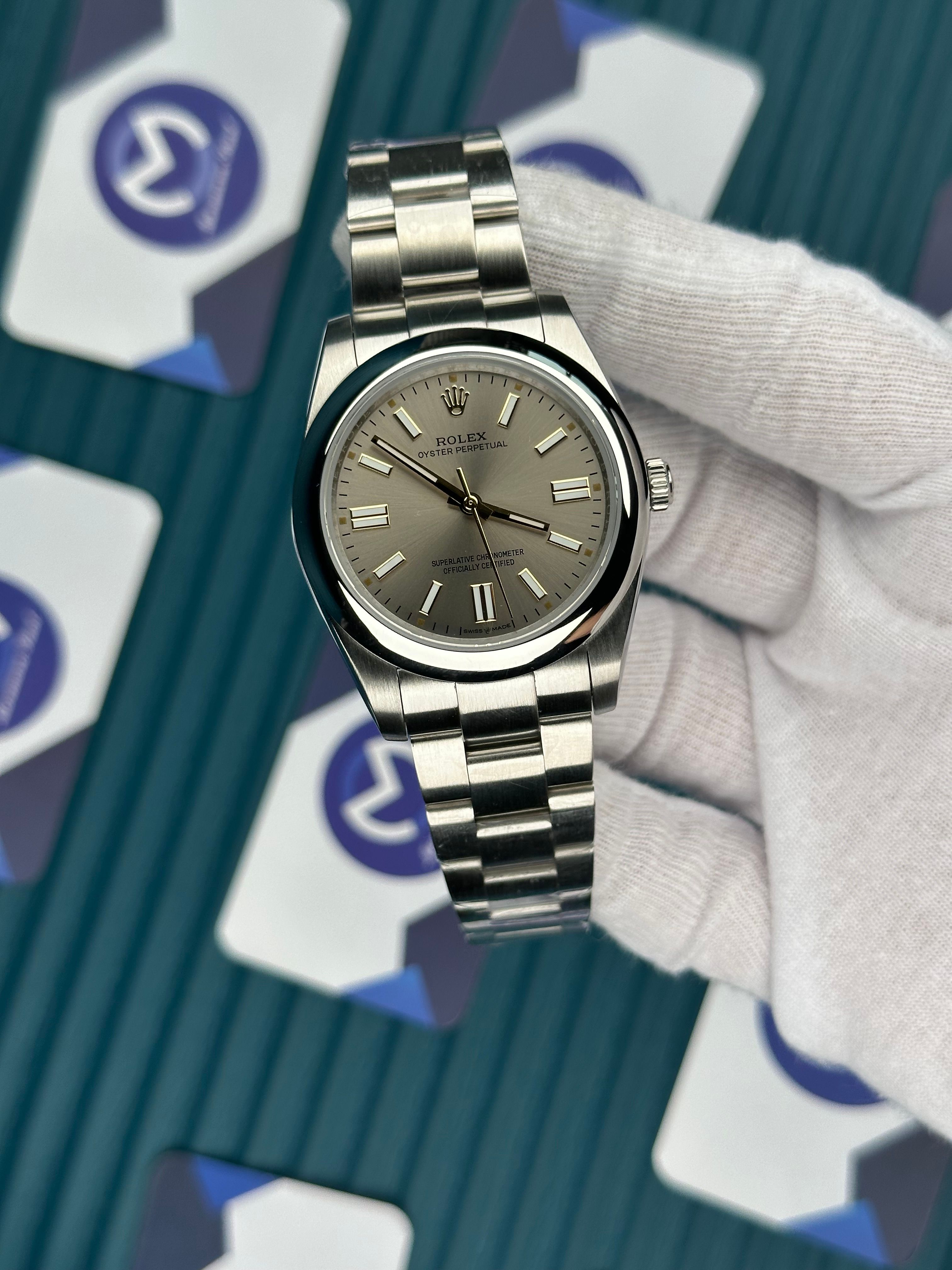 ROLEX OYSTER PERPETUAL GREY