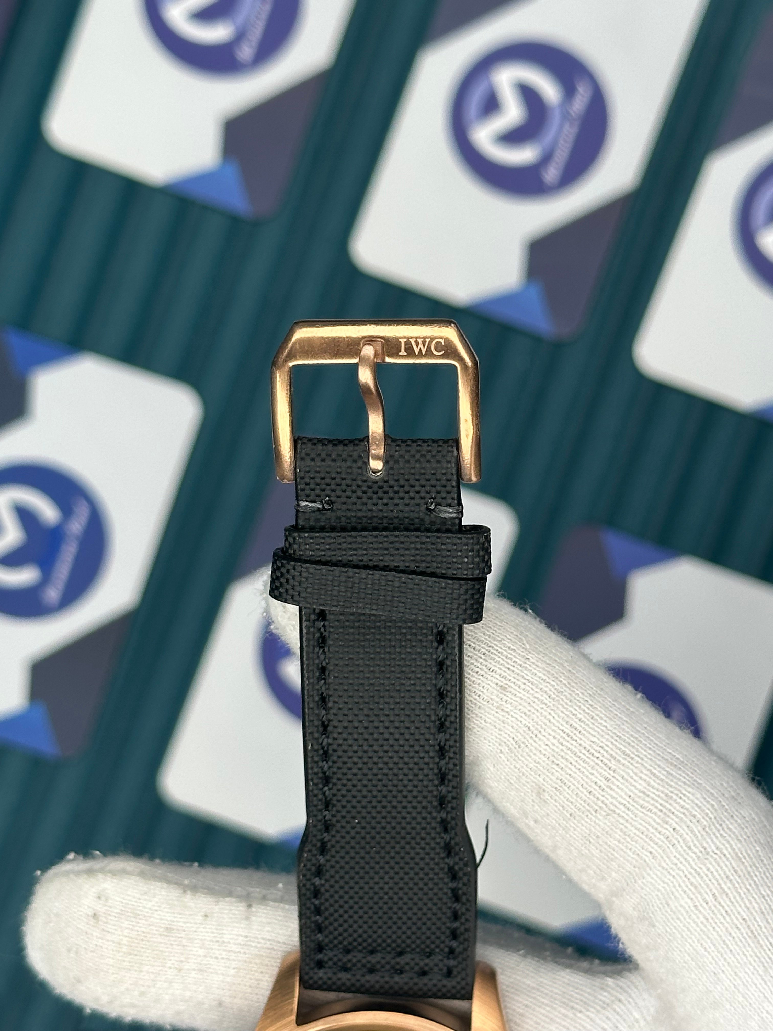 Iwc Edition Le Petit Prince Rose Case Black Dial 