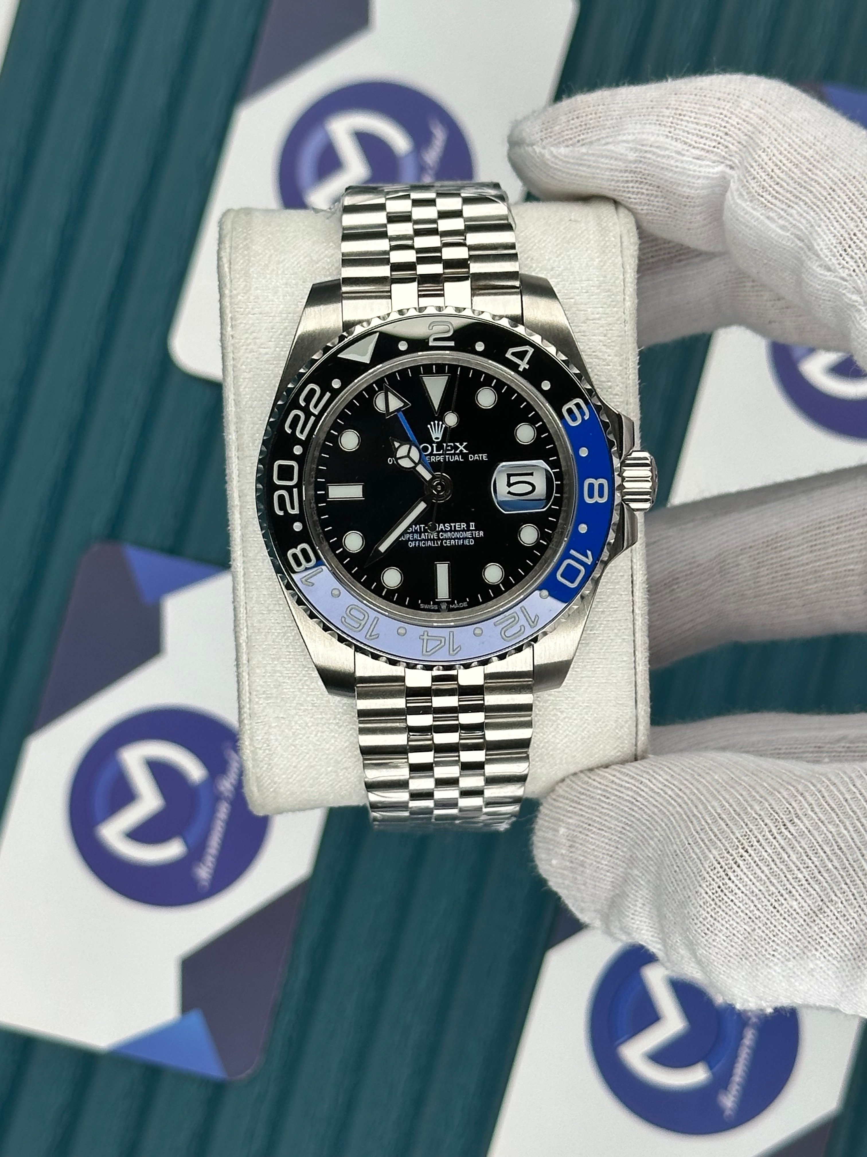 ROLEX GMT MASTER II BLACK DIAL BATMAN JUBILE