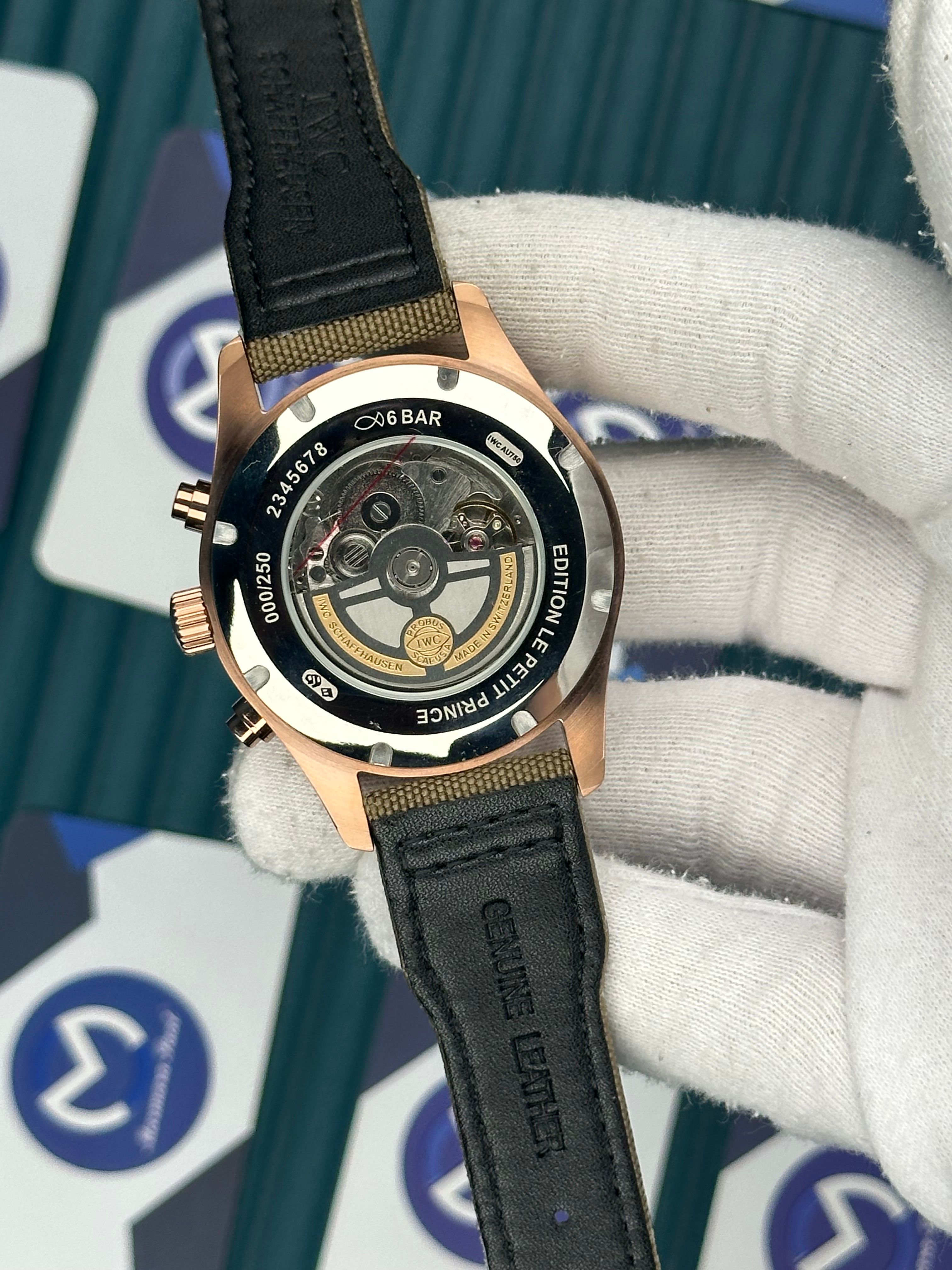 IWC Big Pilot Bej Chronometer Black Dial 