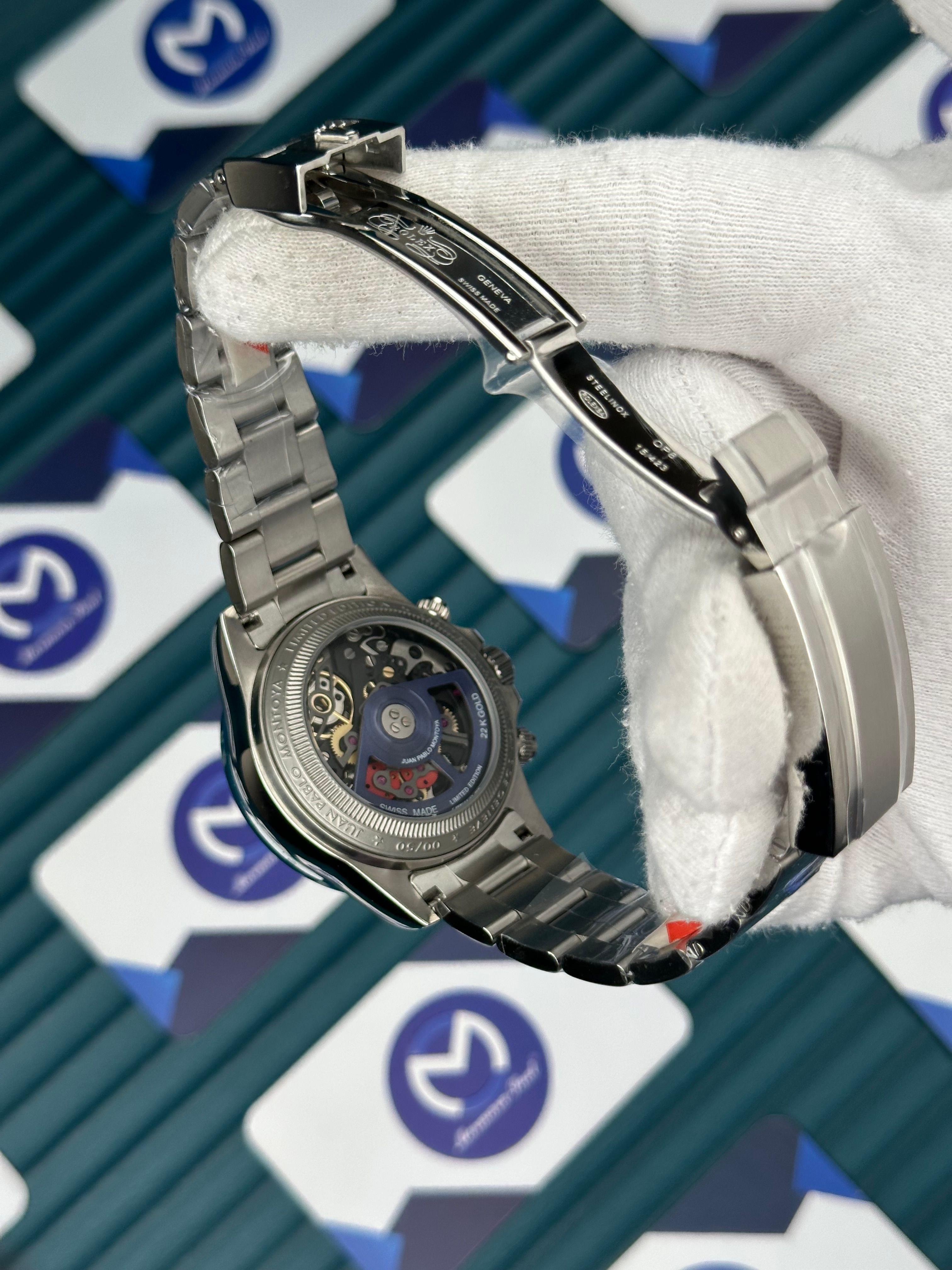 Rolex Daytona Juan Pablo Montoya Artisans De Geneve Mavi Bezel