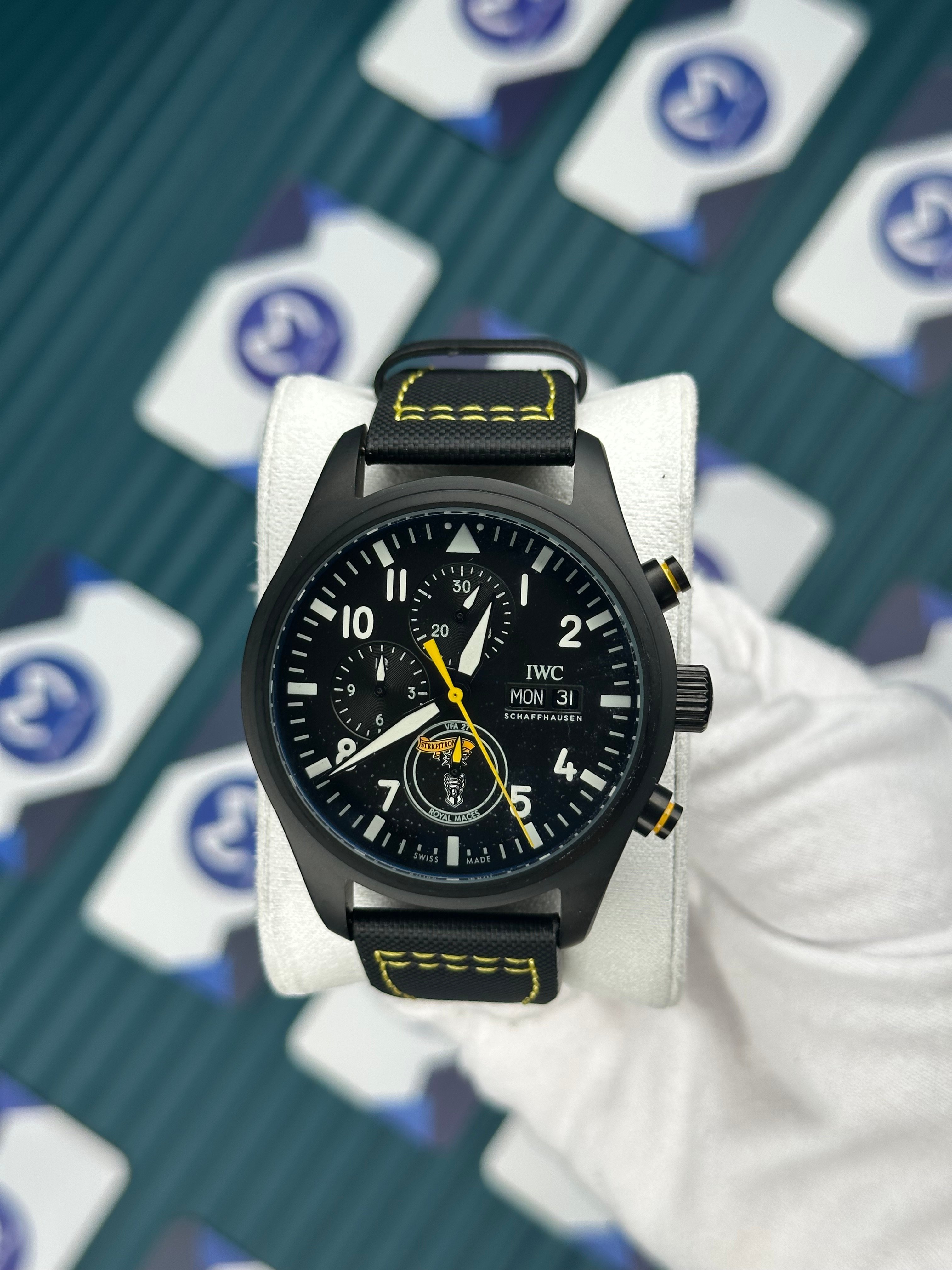 IWC Carbon Case Yellow Line Chronometer Automatic