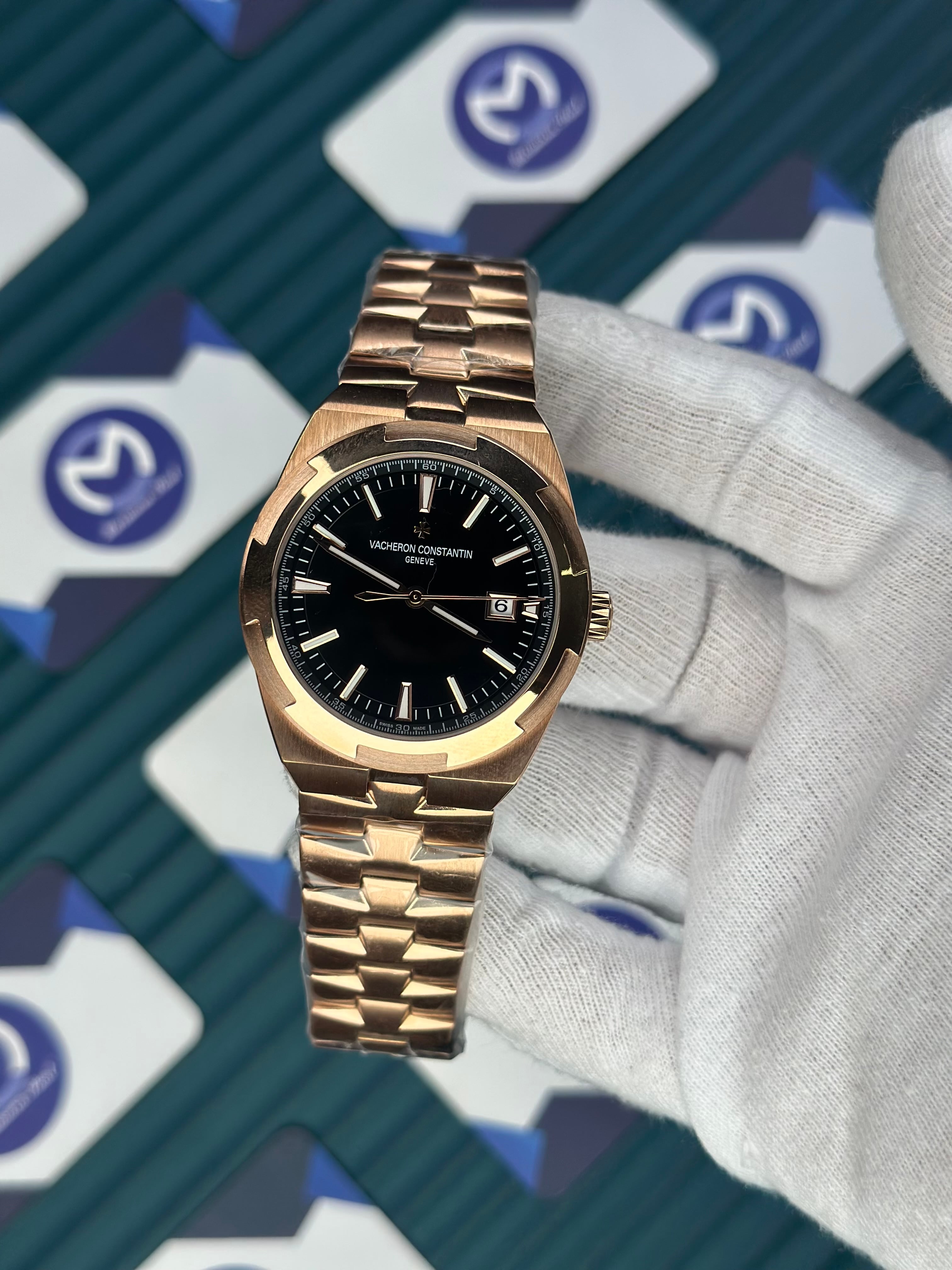 VACHERON CONSTANTIN BLACK OVERSEAS ROSE