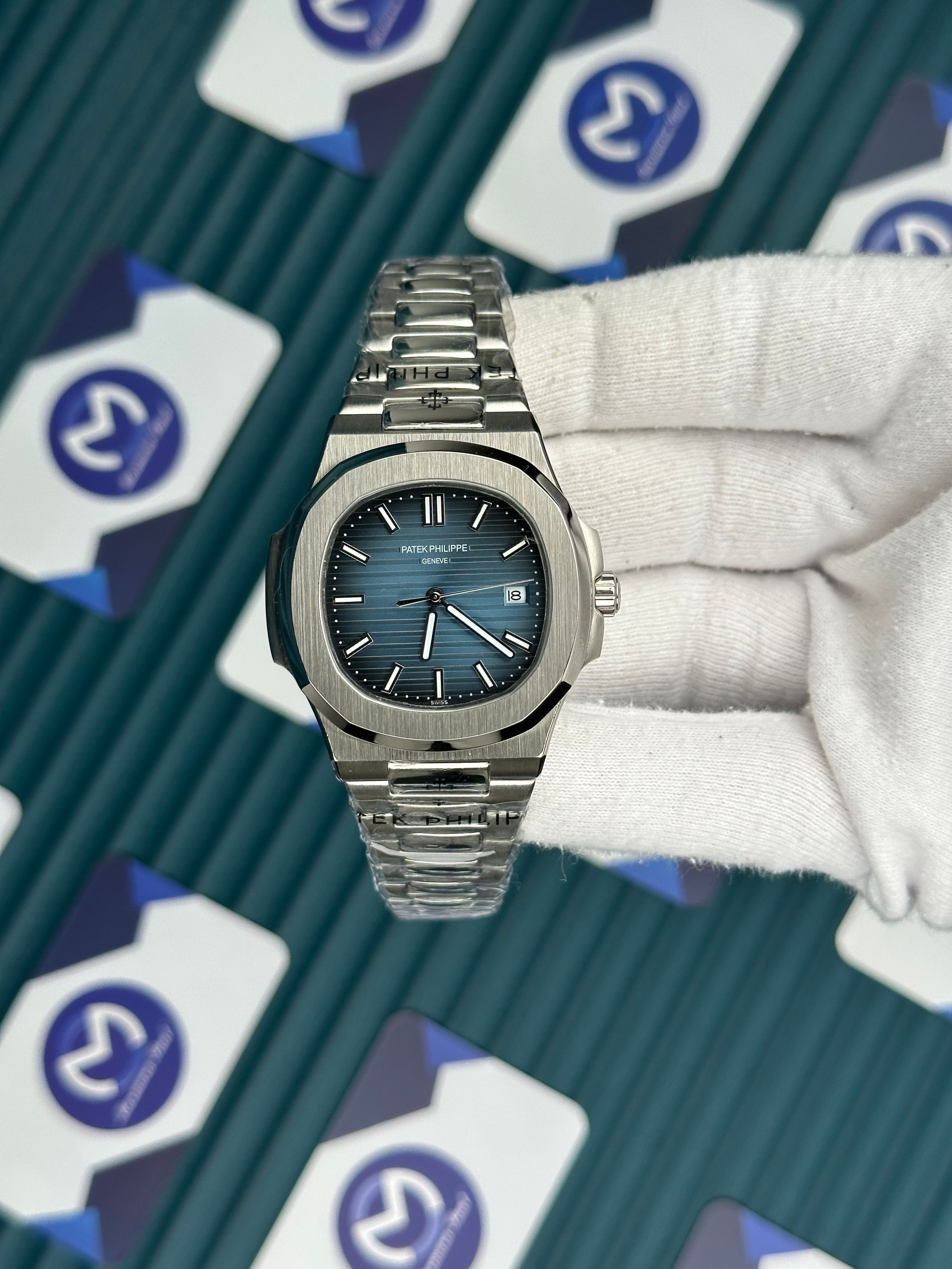 Patek Philippe New Blue Silver 