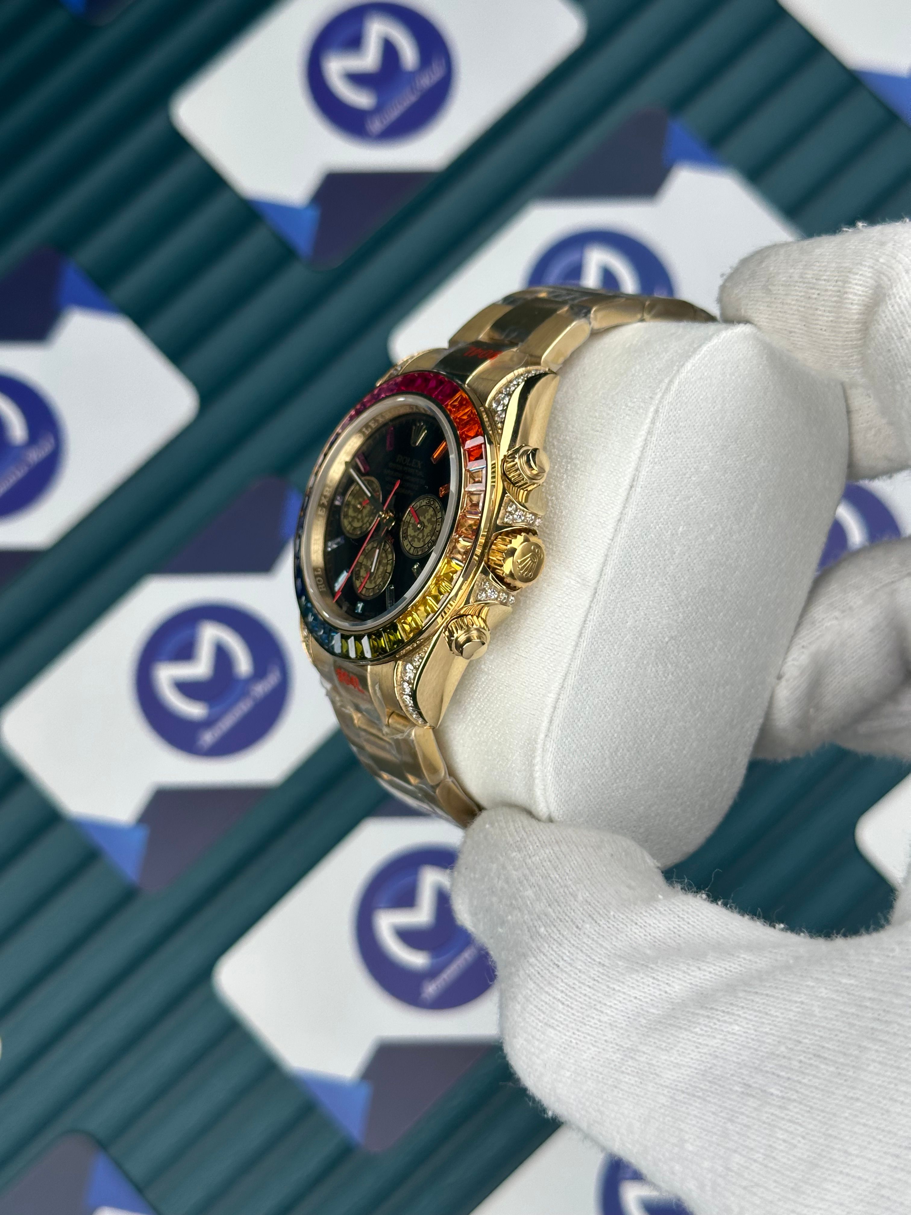 Rolex Gold Rainbow Renkli İndeks
