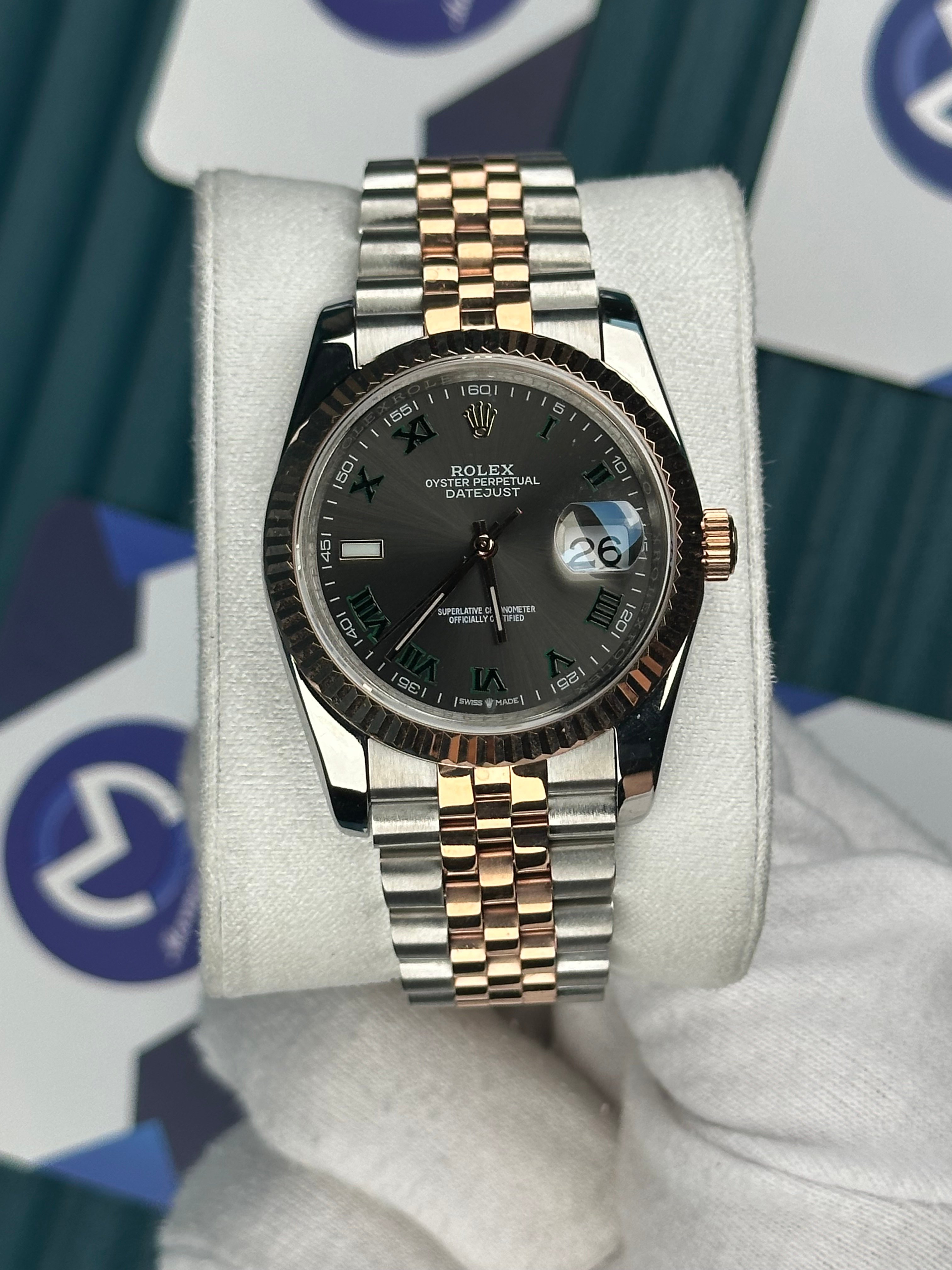 ROLEX ARDUVAZ ROSE-SILVER JUBILEE