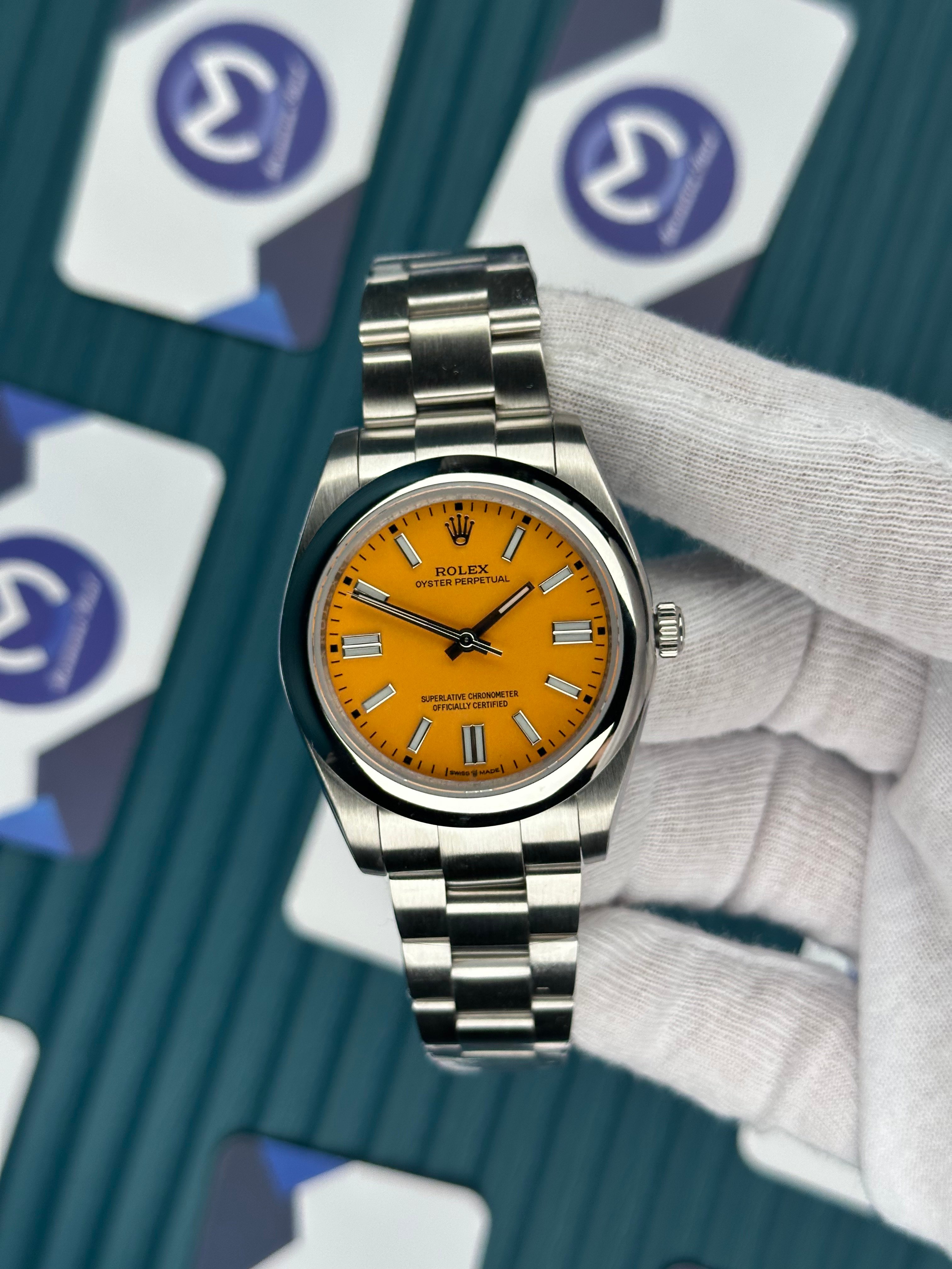 ROLEX OYSTER PERPETUAL YELLOW