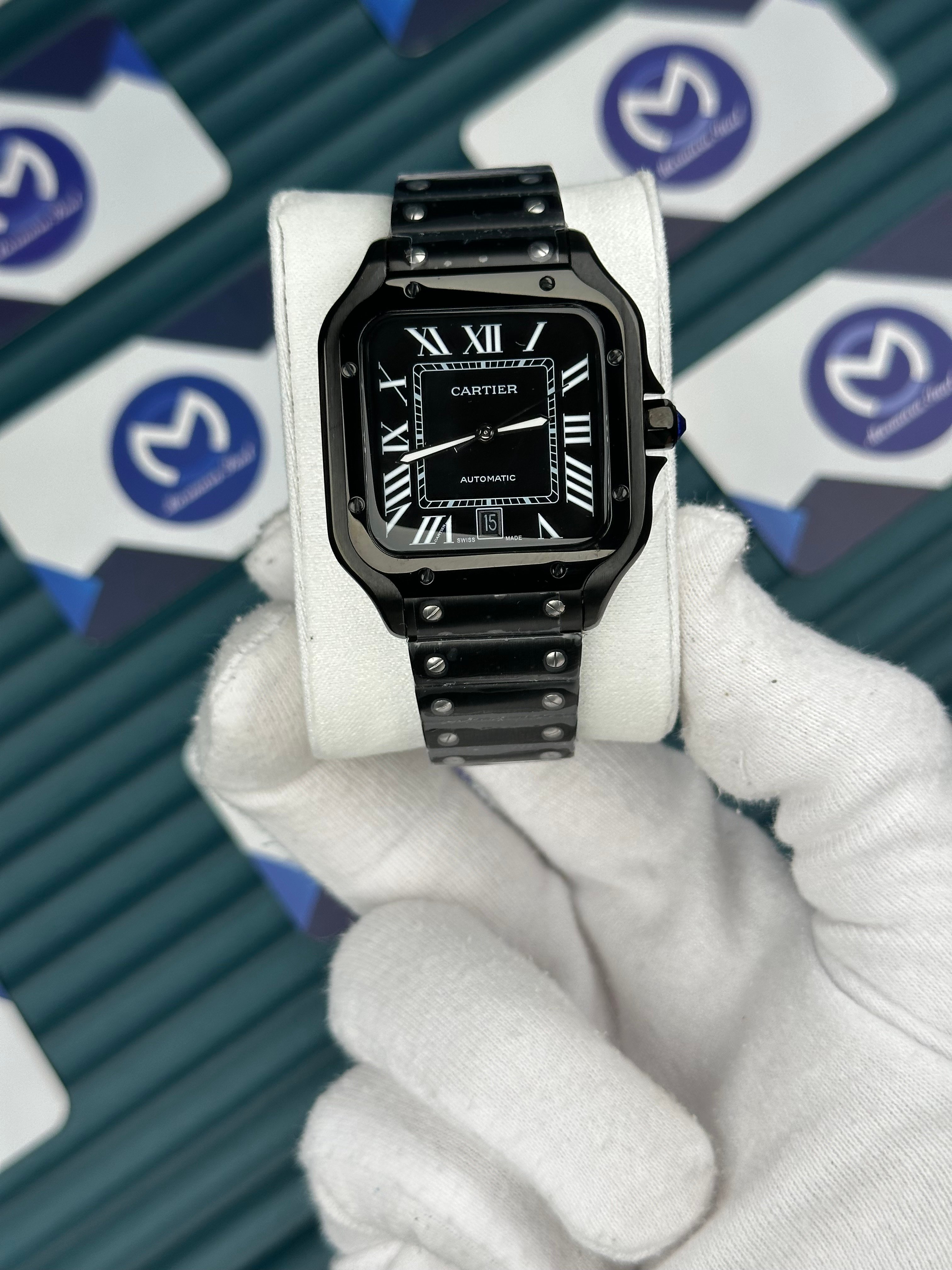 Cartier Santos Black