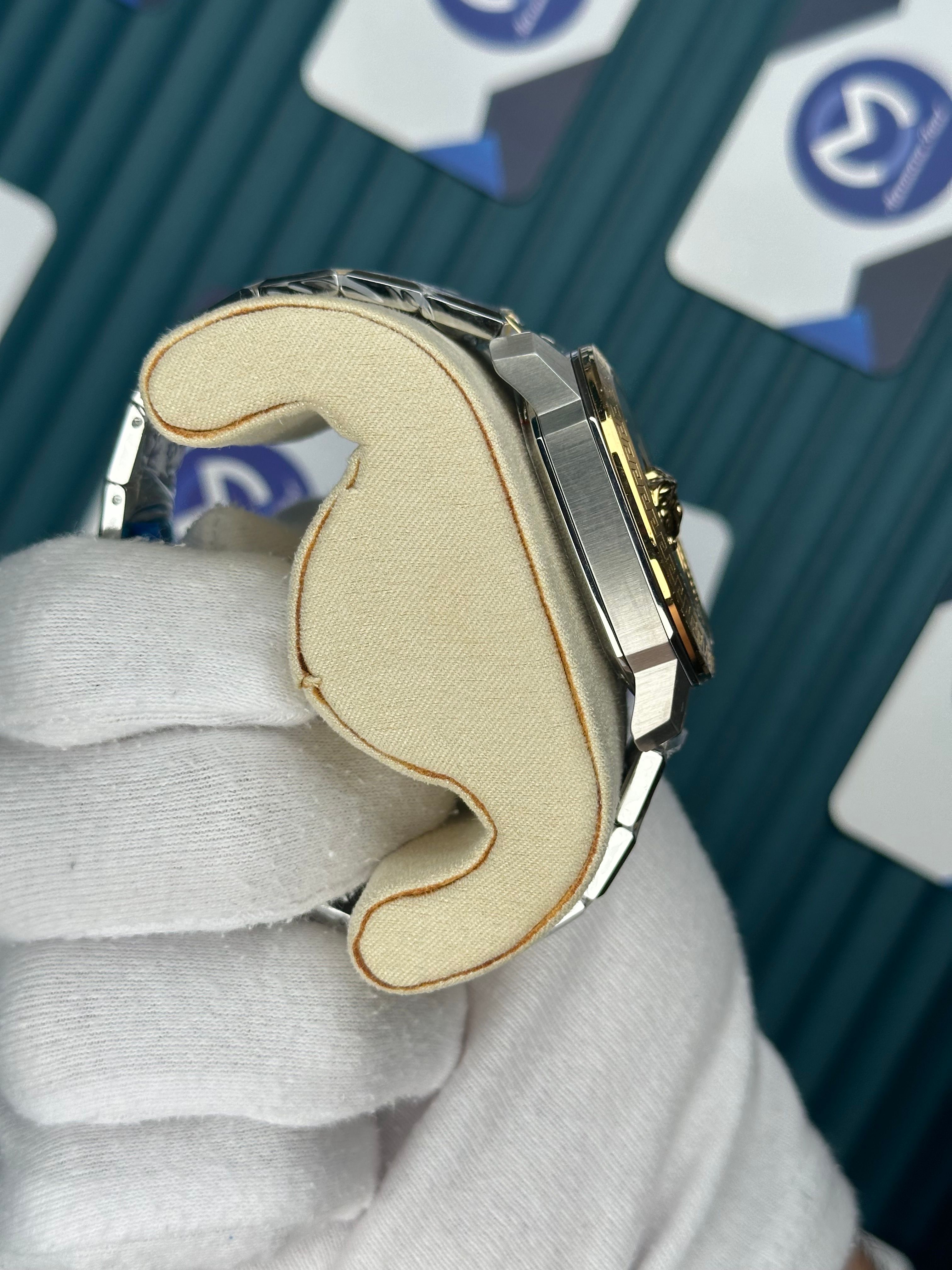 Versace Gold-Silver Yeni Nesil Gold Kadran 3D Logolu 