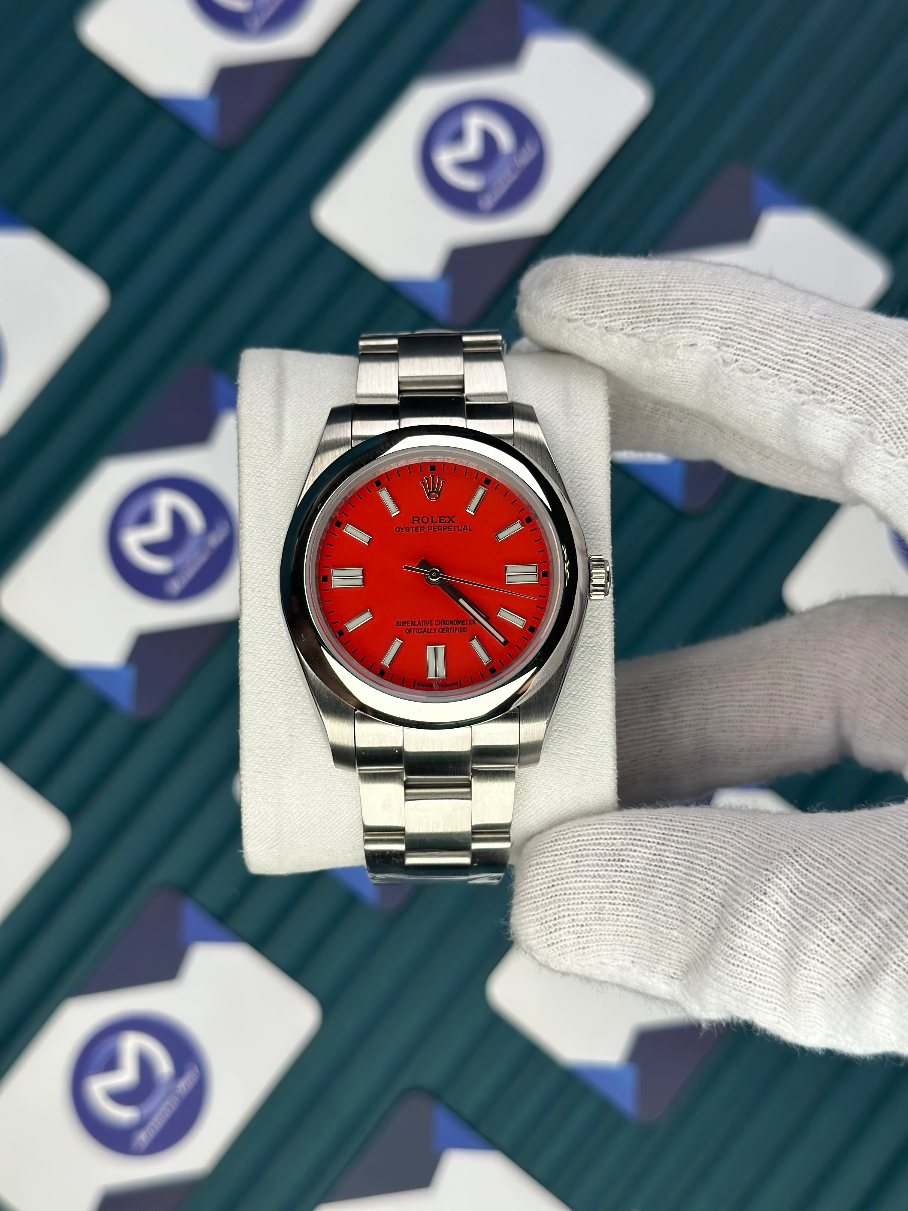 ROLEX OYSTER PERPETUAL RED