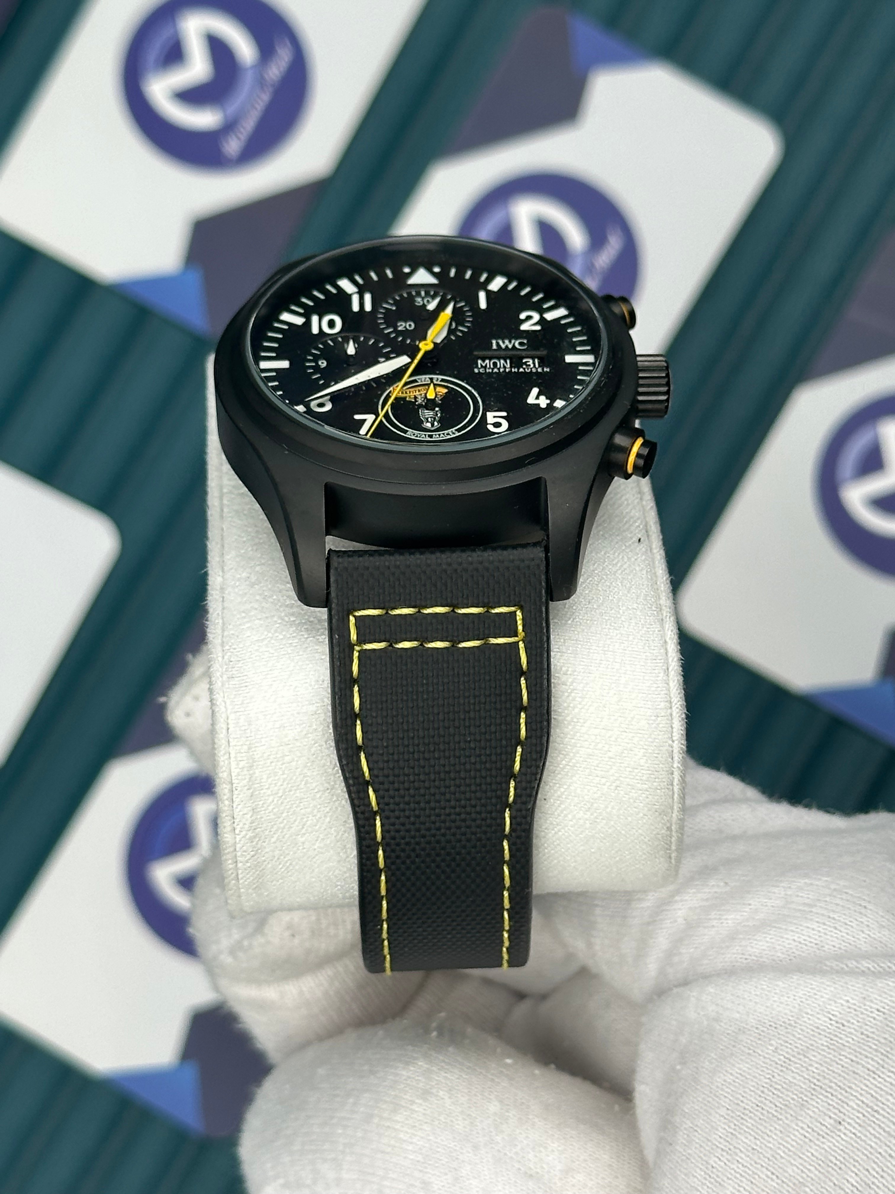 IWC Carbon Case Yellow Line Chronometer Automatic
