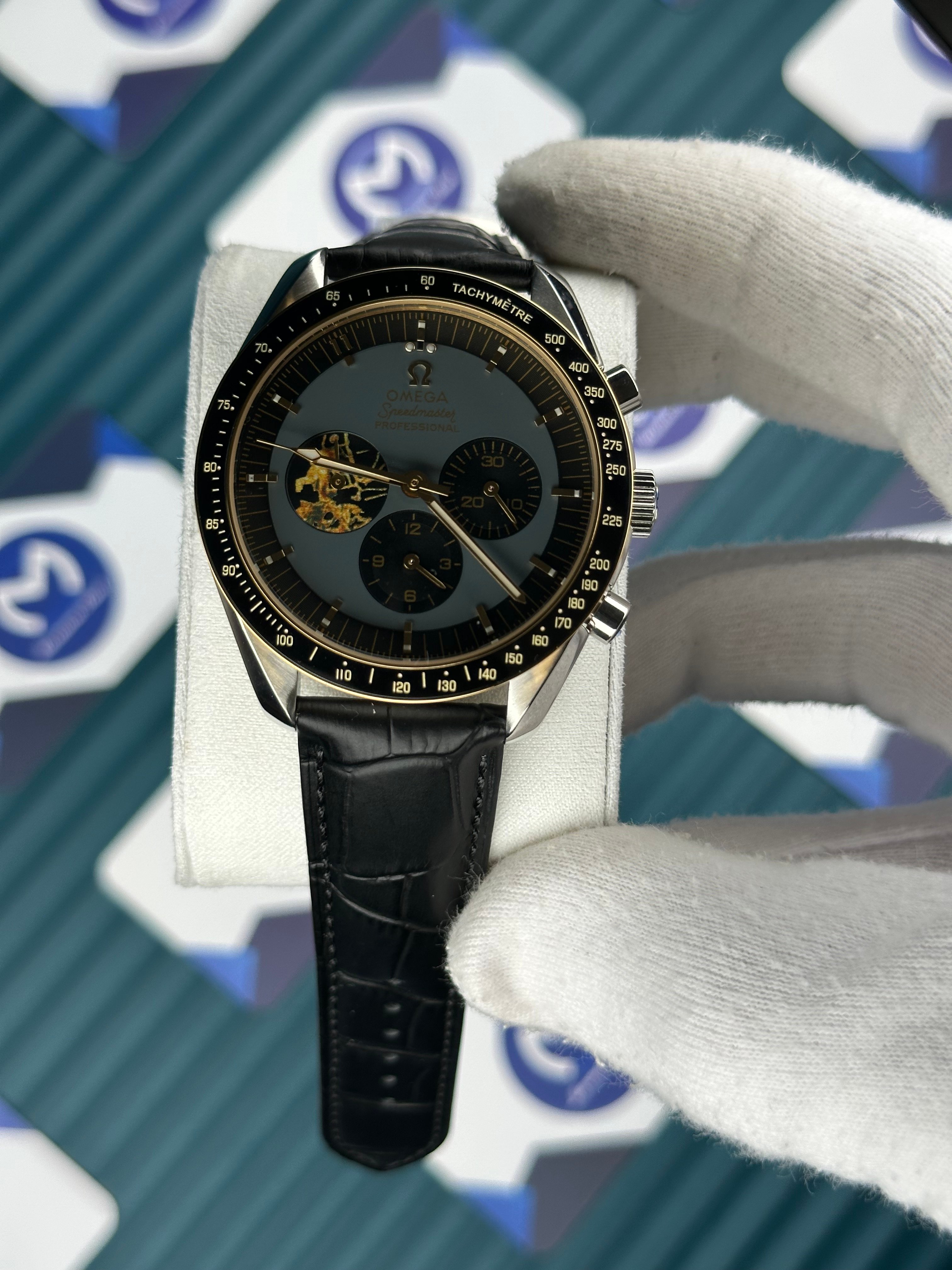 Omega Eyes On The Moon Siyah Deri Kordon